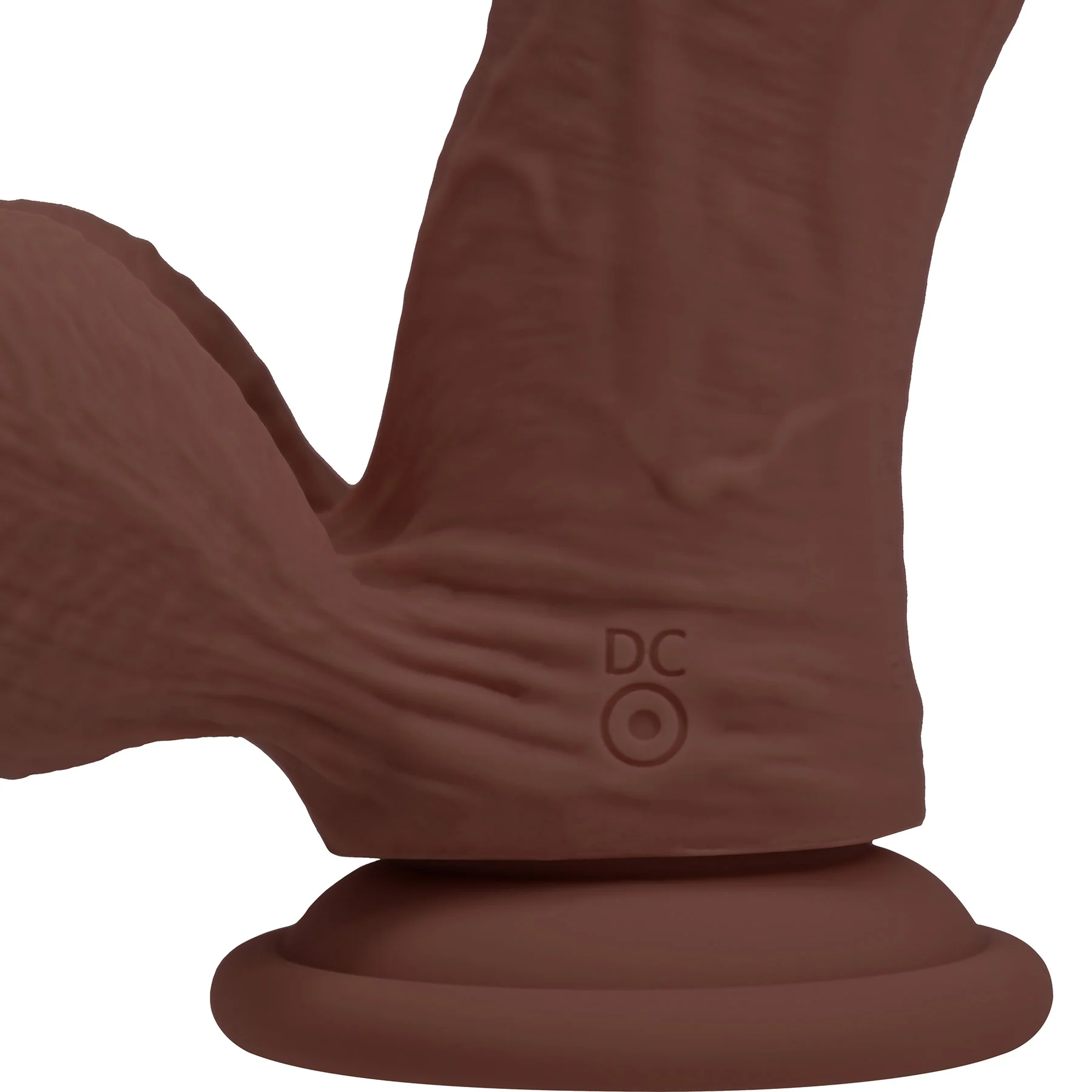 RealRock® 6" Realistic Dual Density Vibrating Silicone Dildo With Weighted Balls - Image 9