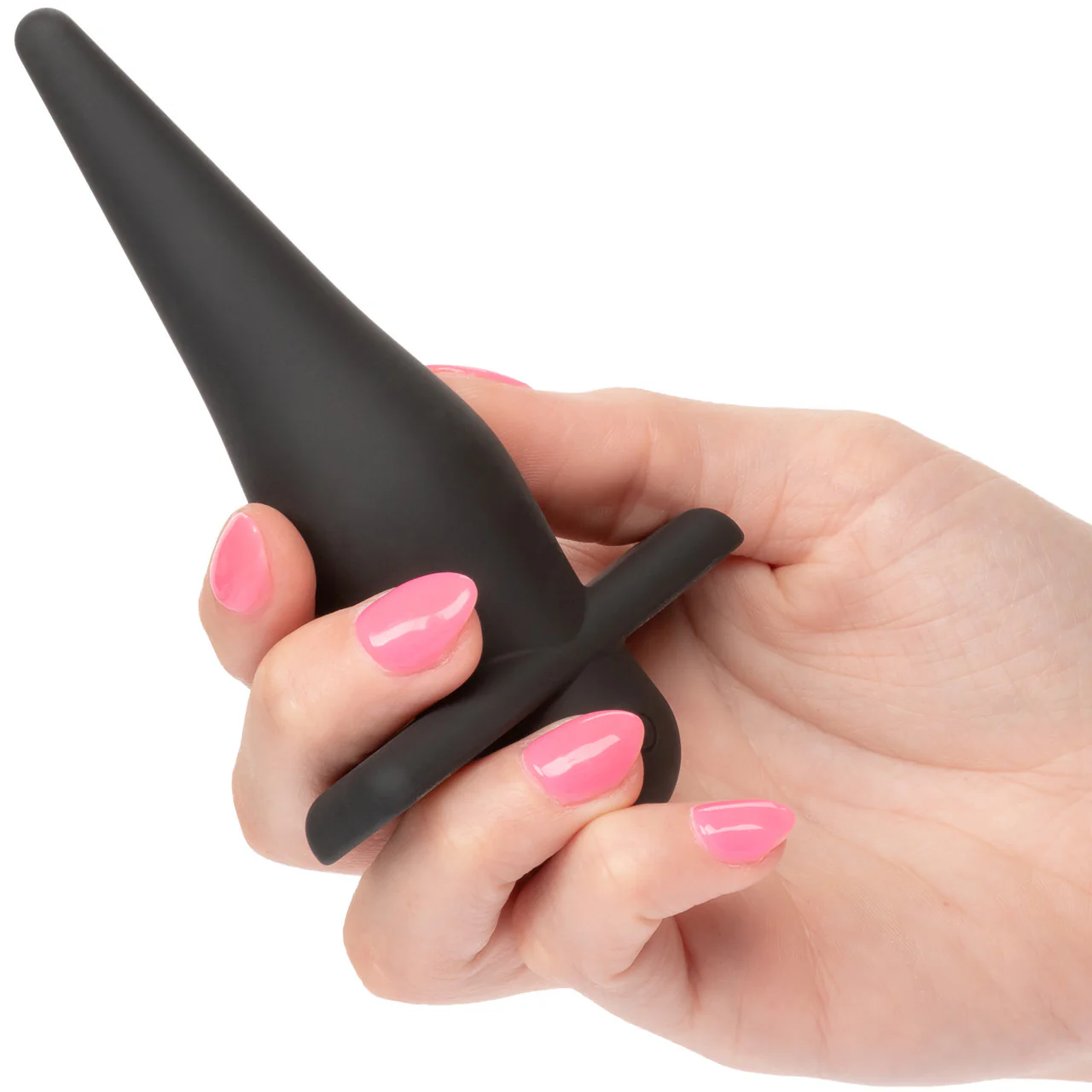 Rechargeable High Intensity Silicone Waterproof Vibrating Anal Probe By CalExotics - Black - Image 2