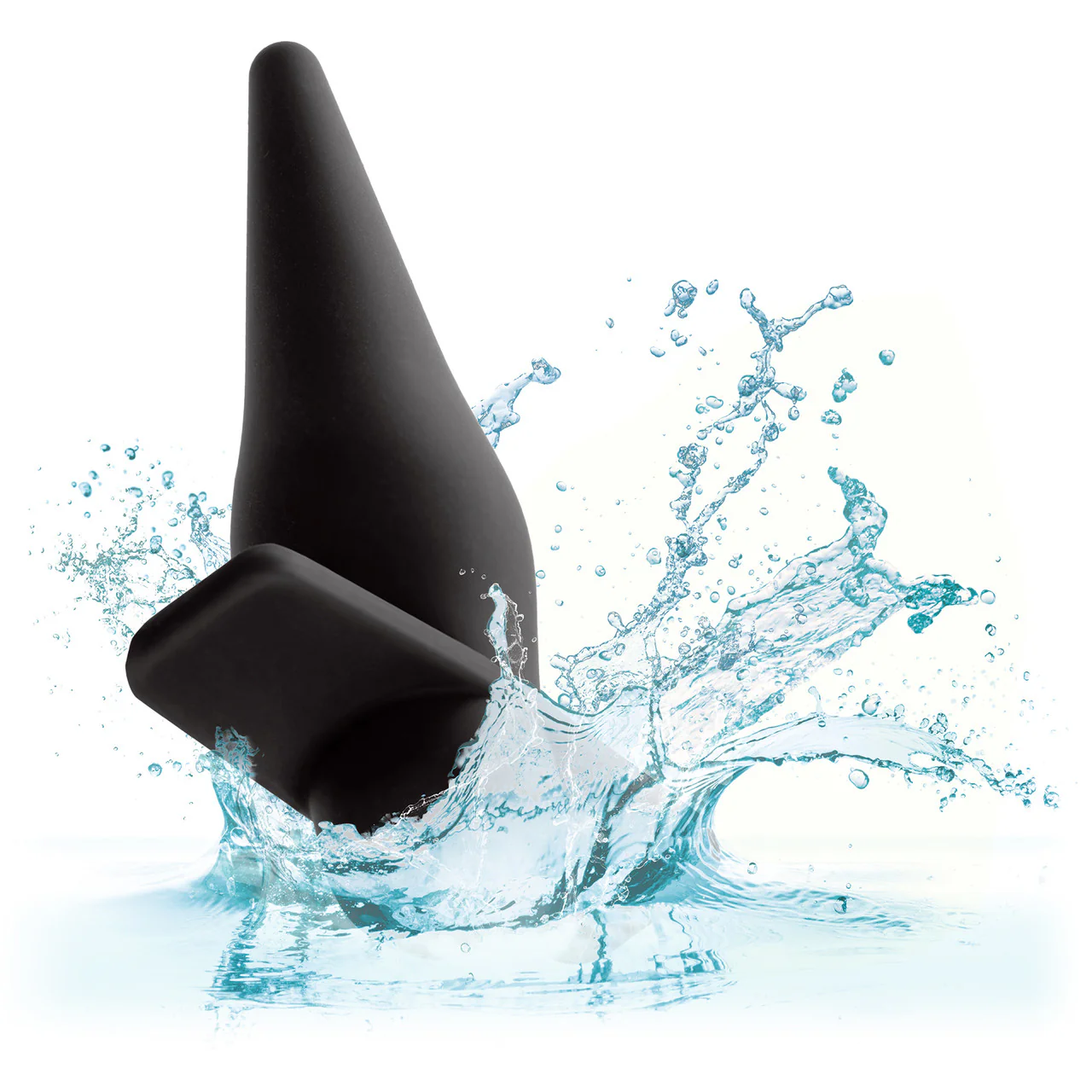 Rechargeable High Intensity Silicone Waterproof Vibrating Anal Probe By CalExotics - Black - Image 6
