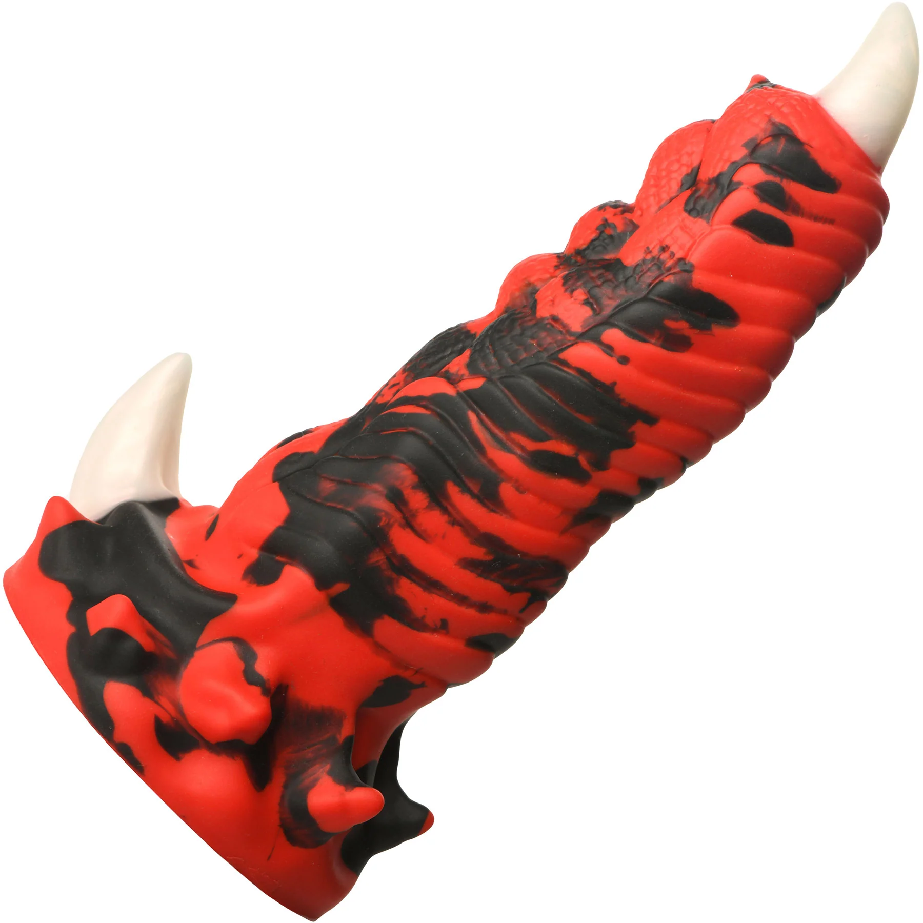 Red Talon Vibrating 7.1" Silicone Dildo With Remote By Creature Cocks - Image 10