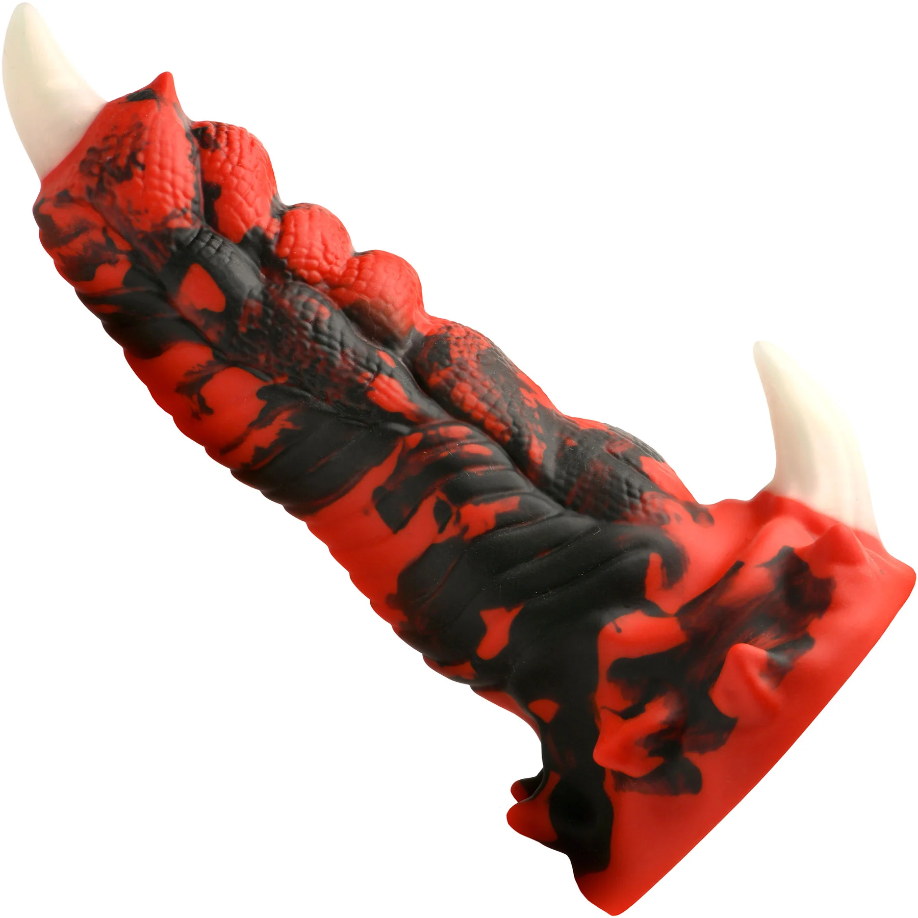 Red Talon Vibrating 7.1" Silicone Dildo With Remote By Creature Cocks - Image 6