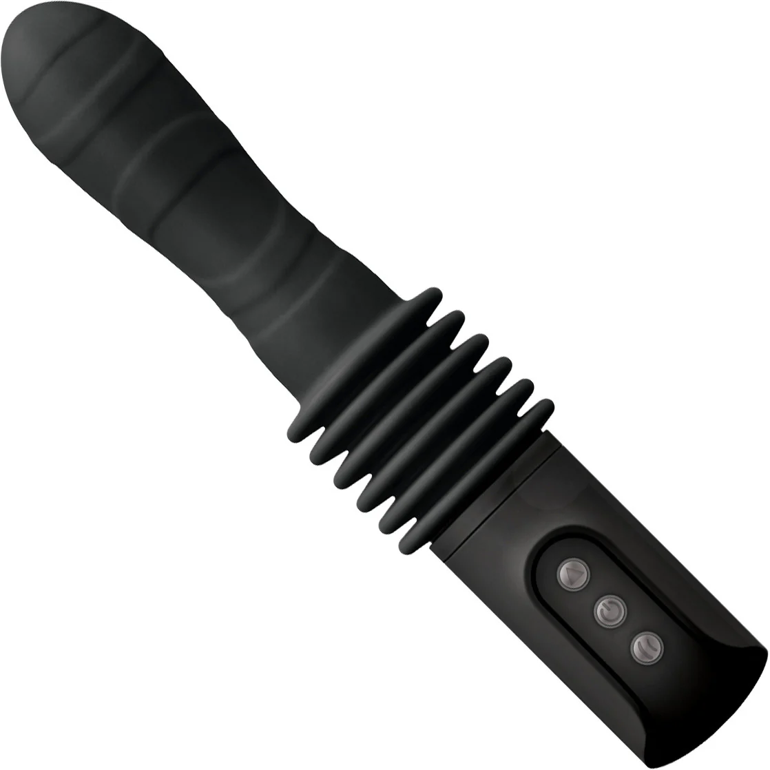 Renegade Deep Stroker Vibrating Silicone Multi-Function Thrusting Dildo - Image 2