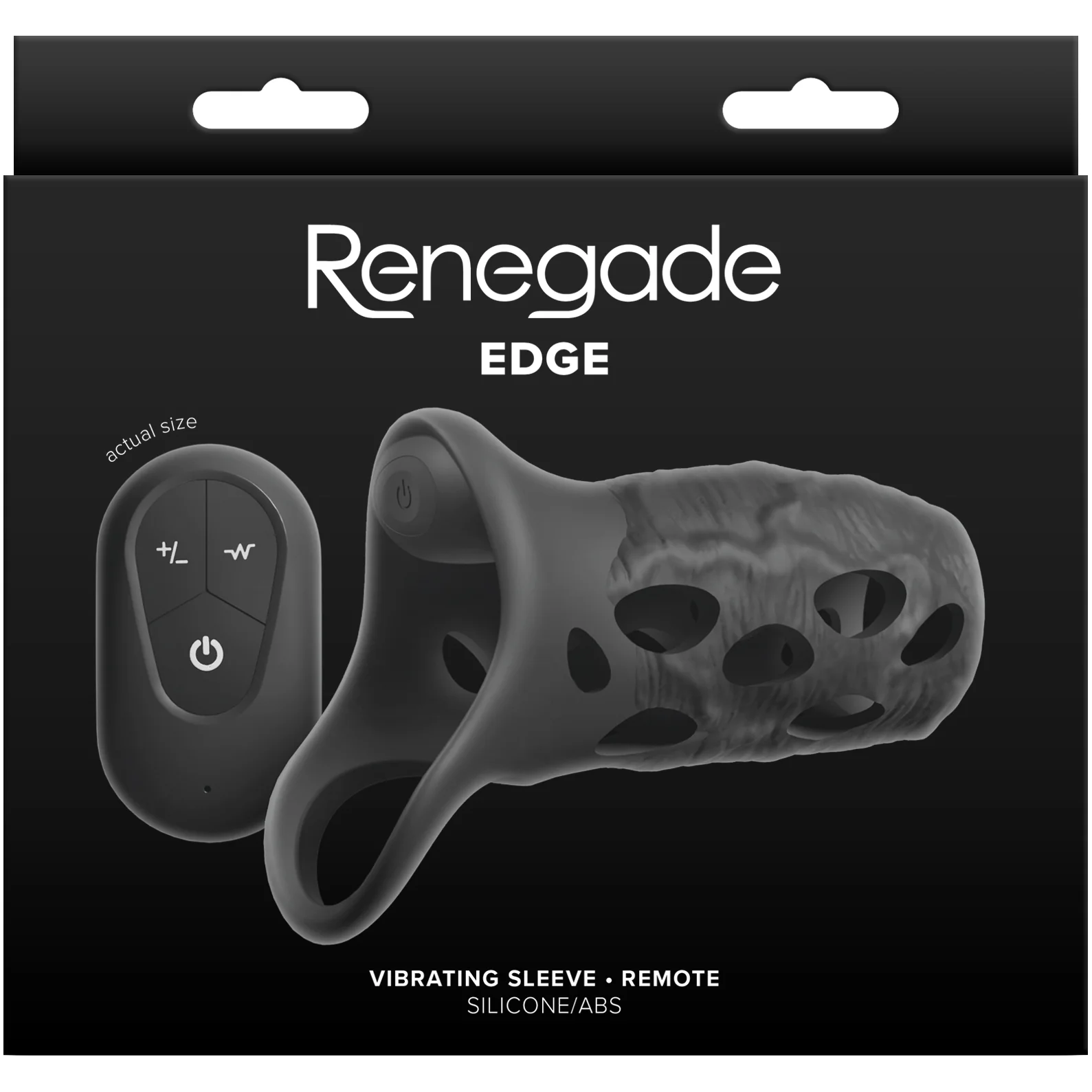 Renegade Edge Rechargeable Silicone Vibrating Penis Sleeve With Remote - Image 2
