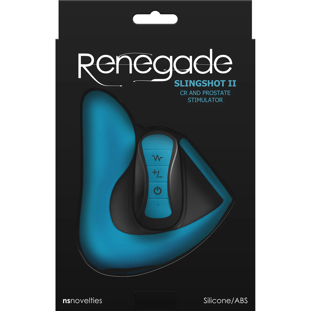 Renegade Slingshot II Rechargeable Silicone Vibrating Cock Ring & Prostate Massager With Remote - Teal - Image 3