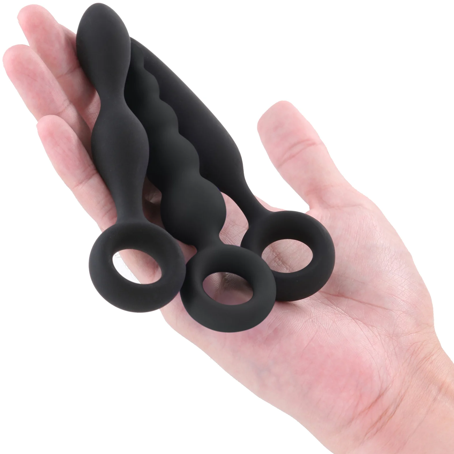 Renegade Trio Silicone 3-Piece Anal Plug Kit - Image 3
