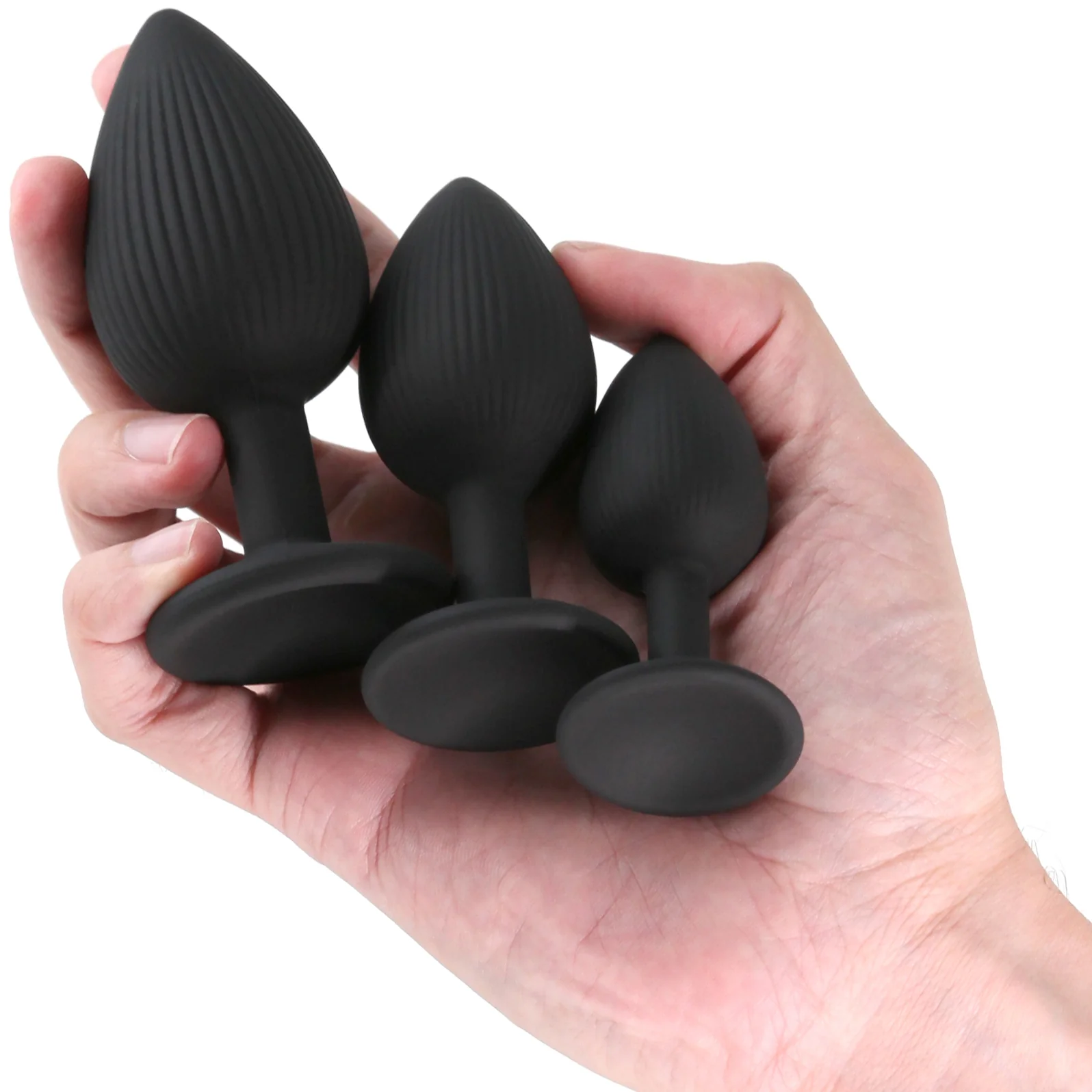 Renegade Triple Ace Silicone 3 Piece Anal Plug Set - Image 2