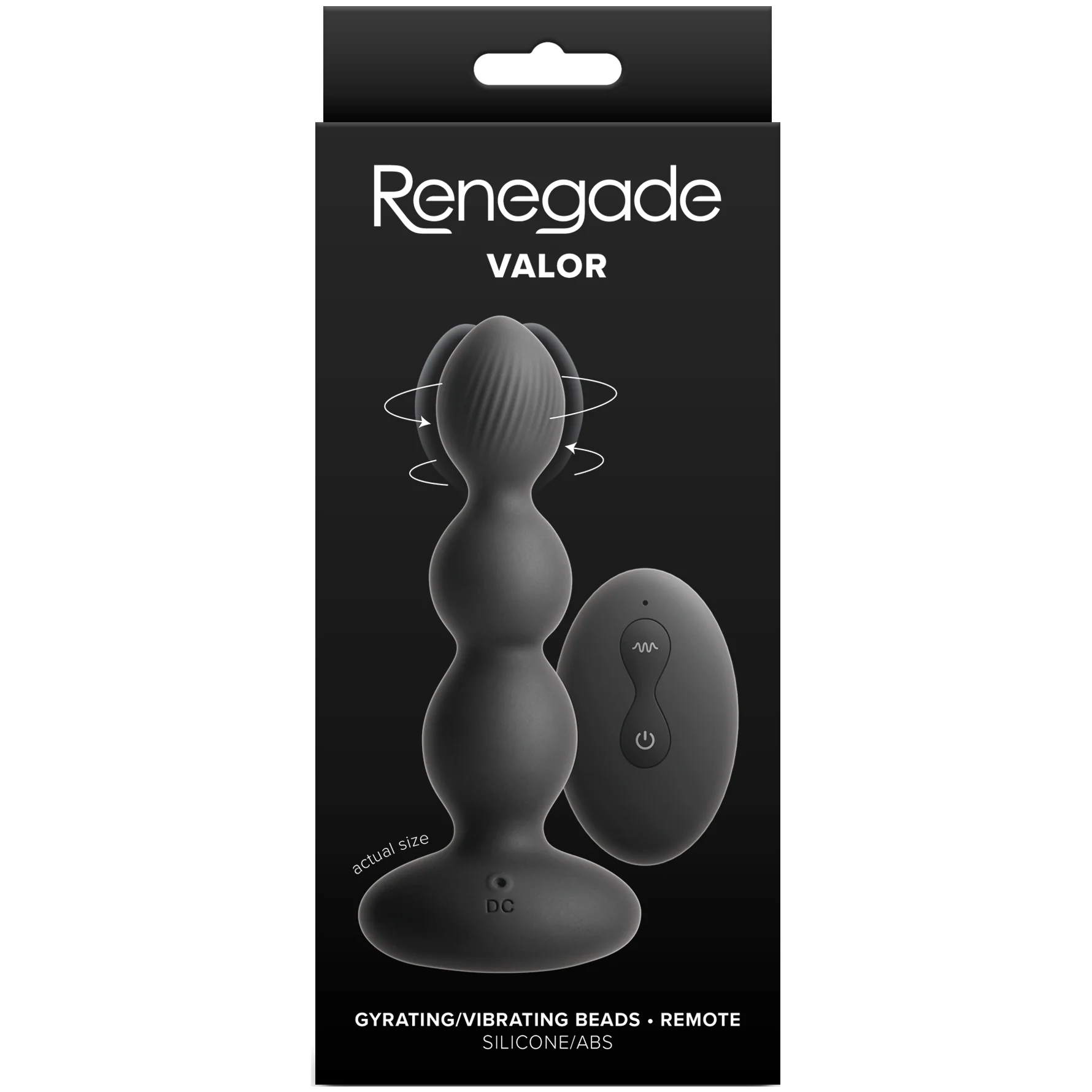 Renegade Valor Silicone Vibrating Beaded Anal Plug With Remote - Image 2