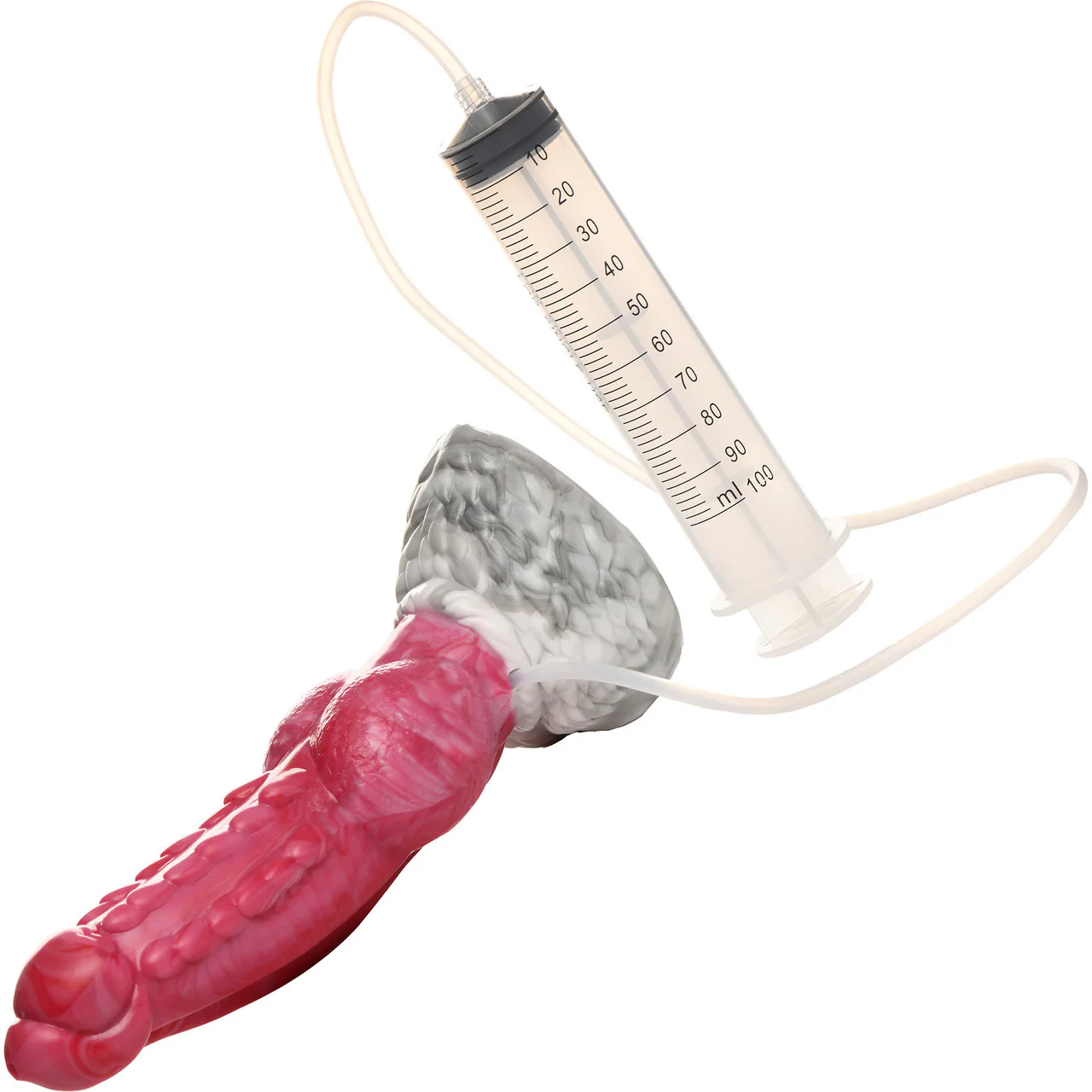 Resurrector Phoenix 9" Squirting Silicone Suction Cup Dildo By Creature Cocks - Image 7