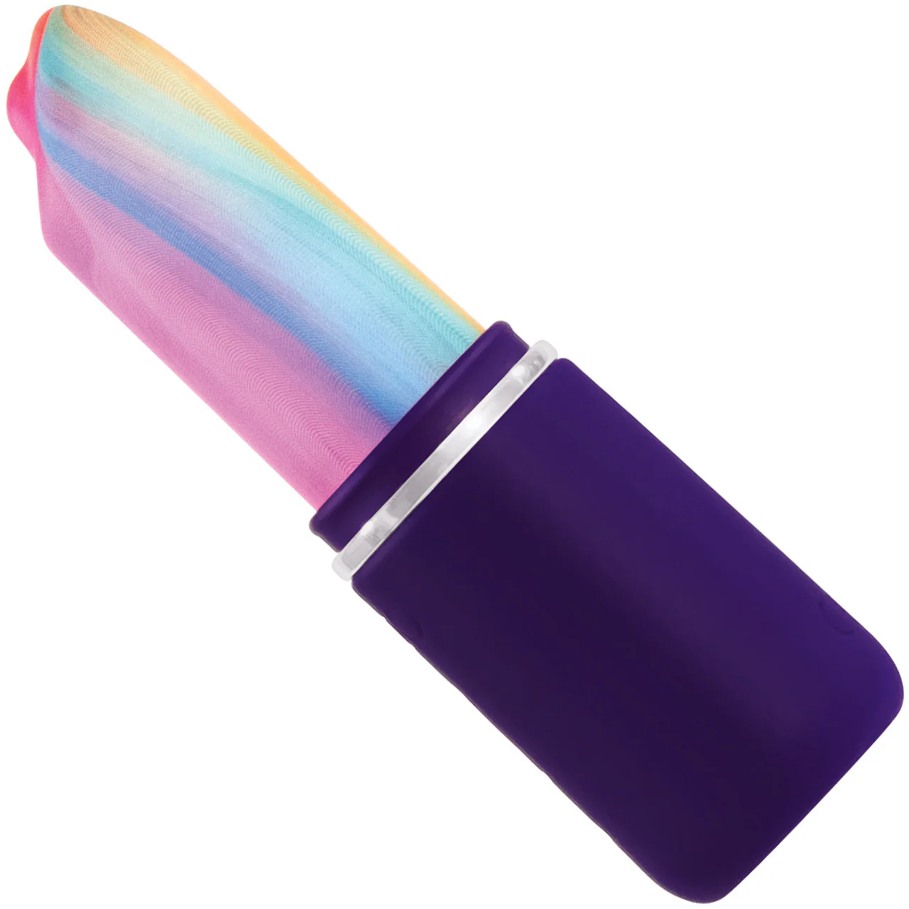 Retro Lipstick Rechargeable Waterproof Silicone Bullet Vibrator By VeDO - Deep Purple - Image 2