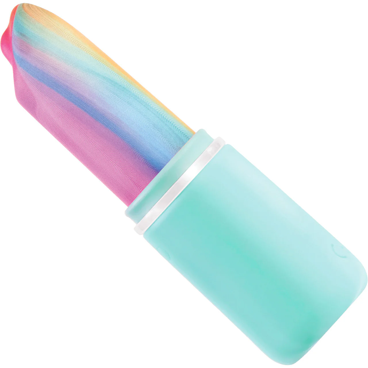 Retro Lipstick Rechargeable Waterproof Silicone Bullet Vibrator By VeDO - Tease Me Turquoise - Image 2