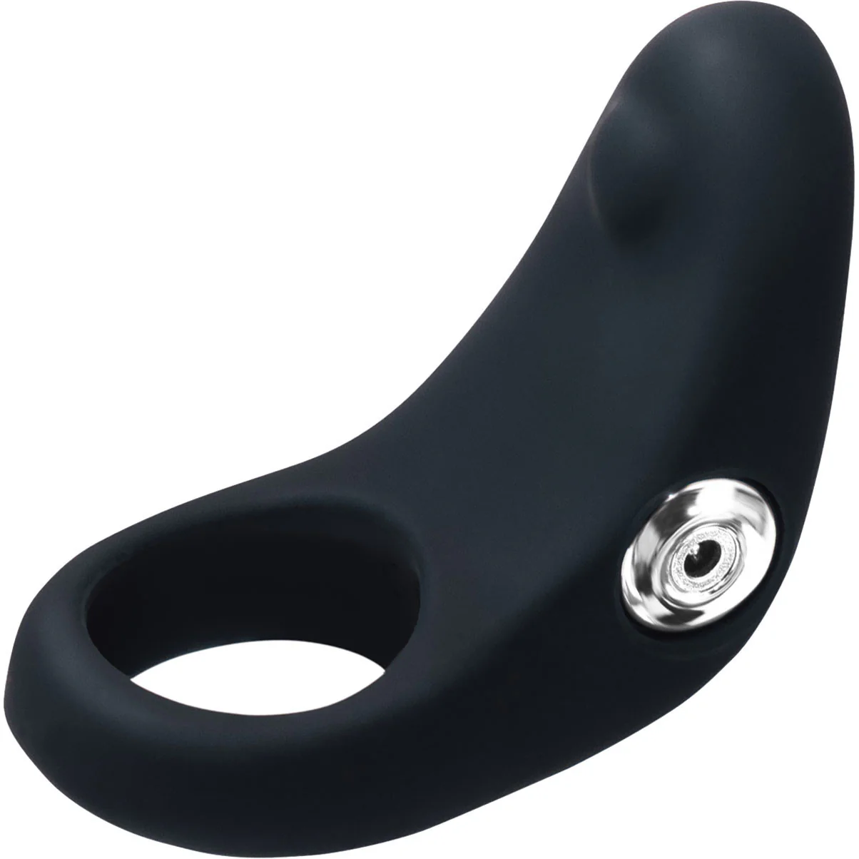 Rev Silicone Rechargeable Waterproof Vibrating Cock Ring By VeDO - Just Black - Image 2