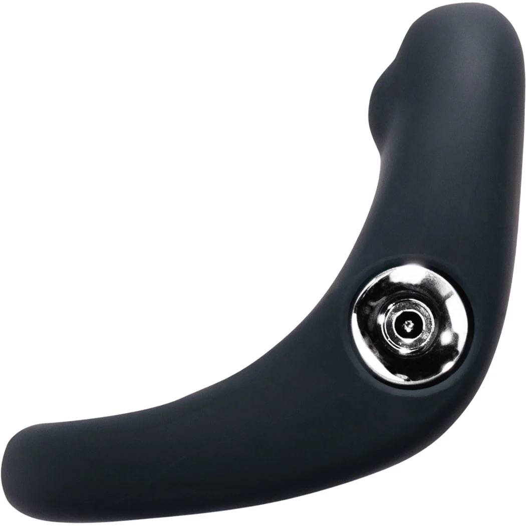 Rev Silicone Rechargeable Waterproof Vibrating Cock Ring By VeDO - Just Black - Image 3