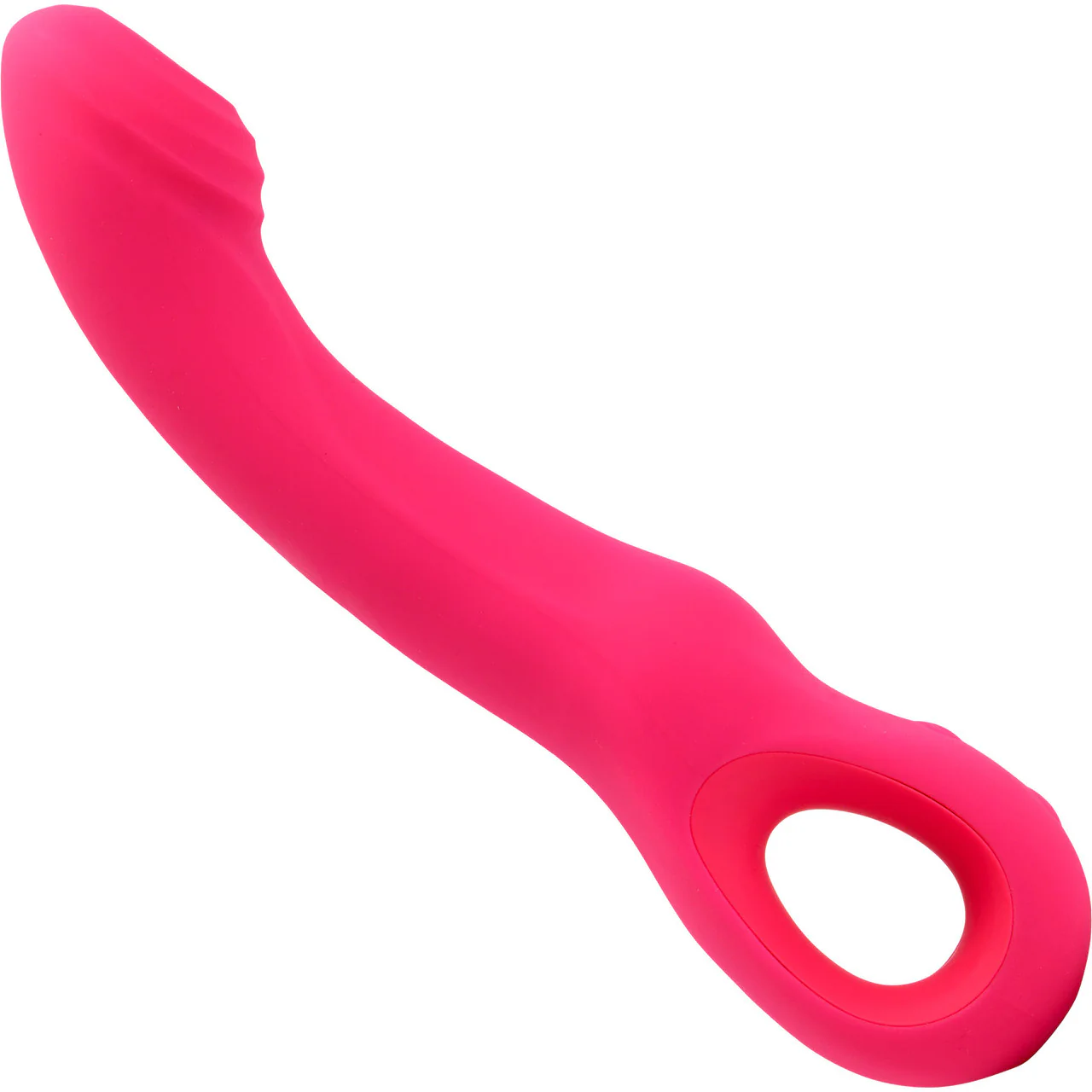 Rhapsody Tapping Vibe Rechargeable Waterproof Silicone G-Spot Vibrator By Nu Sensuelle - Deep Pink - Image 4