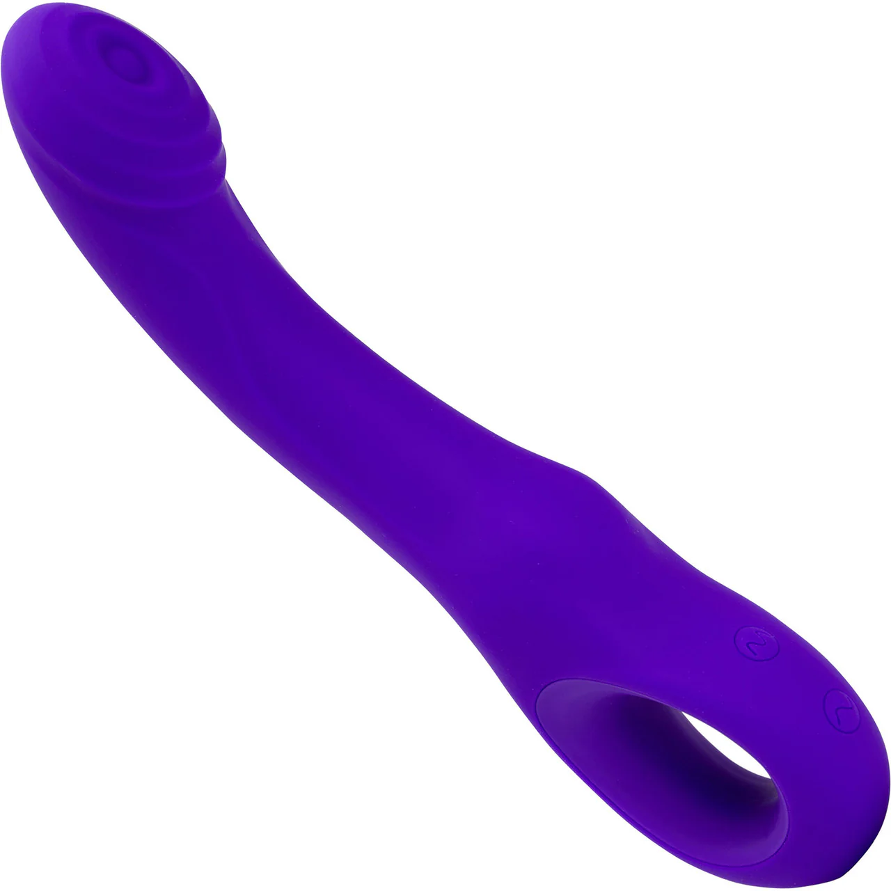 Rhapsody Tapping Vibe Rechargeable Waterproof Silicone G-Spot Vibrator By Nu Sensuelle - Deep Purple - Image 2