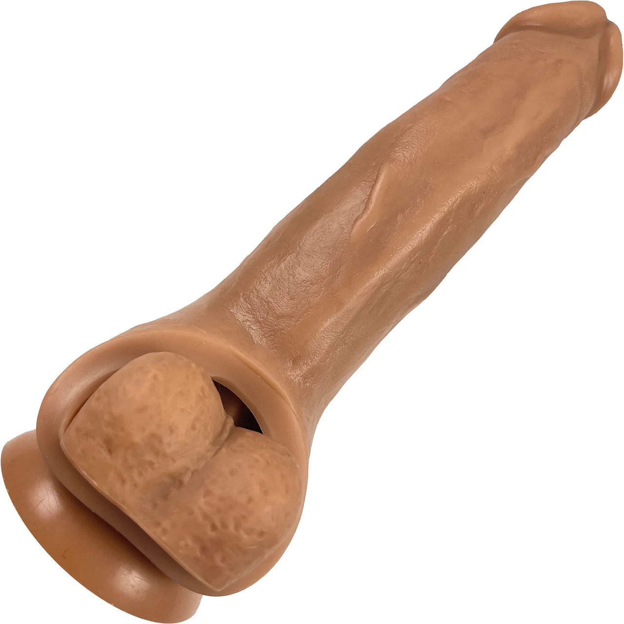 Ride On Silicone Penis Extender By Vixen - Caramel - Image 7