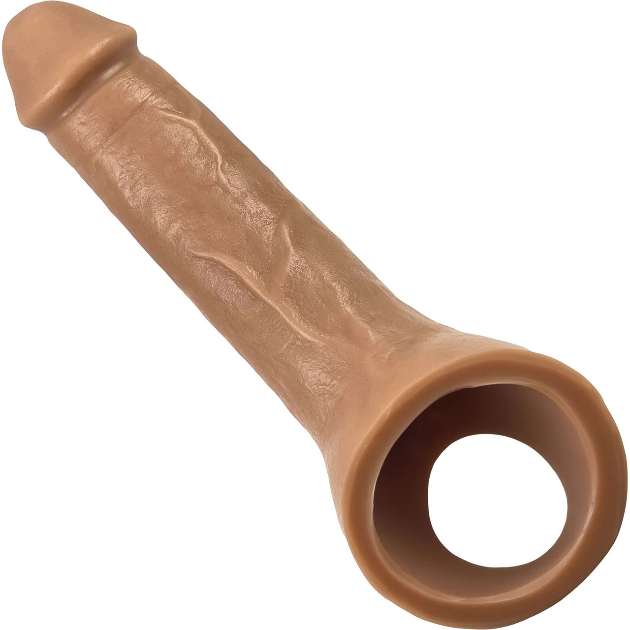 Ride On Silicone Penis Extender By Vixen - Caramel - Image 8