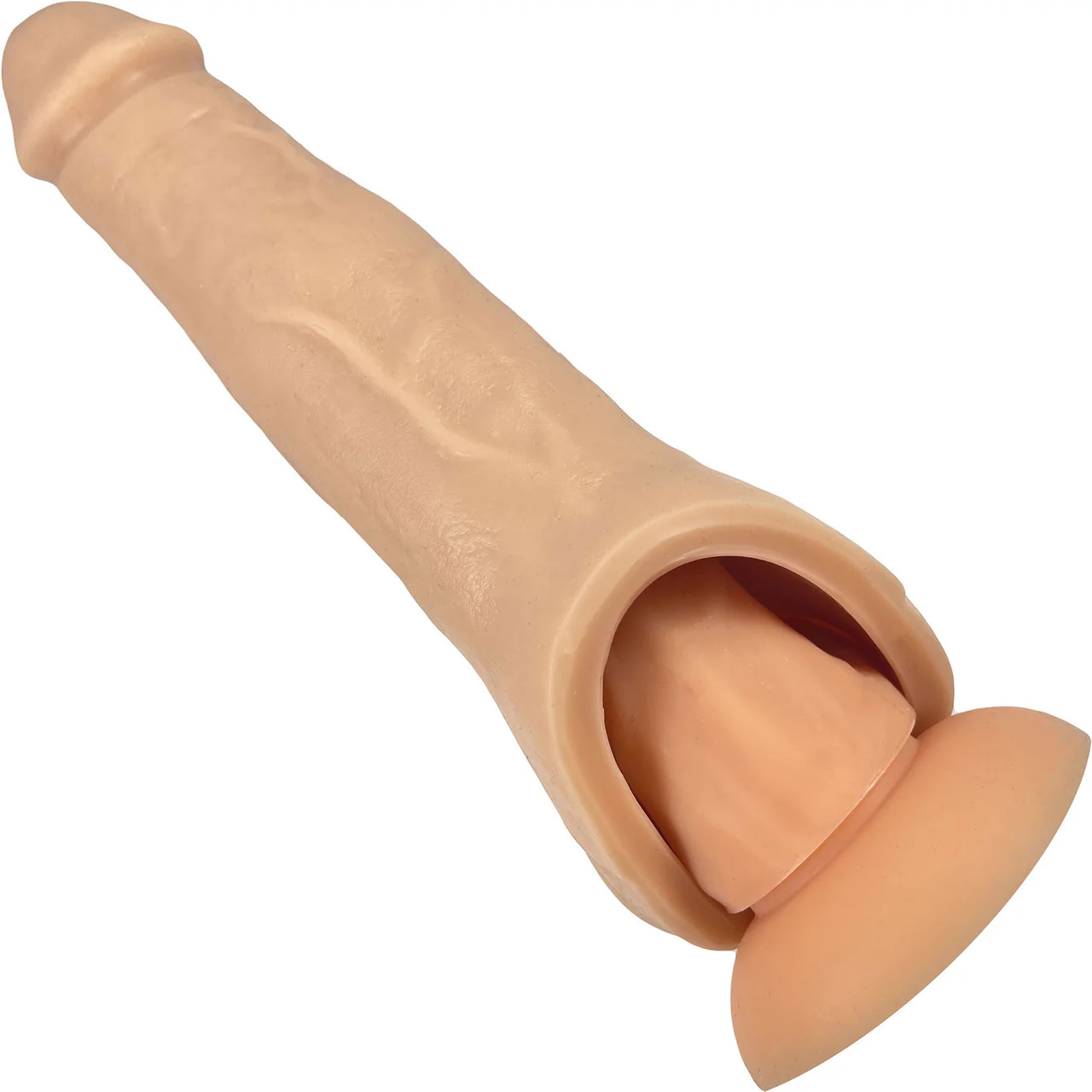 Ride On Silicone Penis Extender By Vixen - Vanilla - Image 4