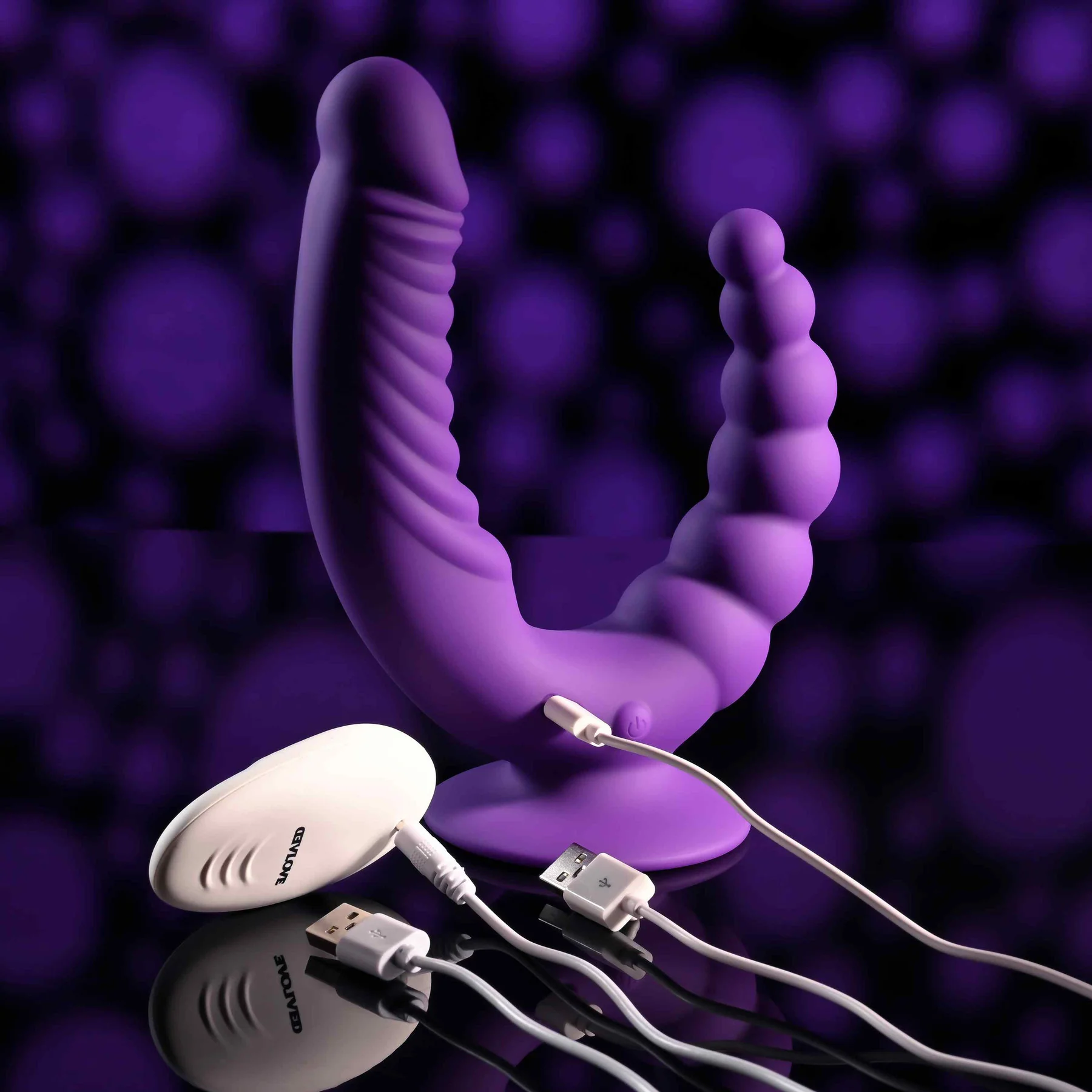 Rider Rechargeable Silicone Double Ended Vibrator By Evolved Novelties - Image 12