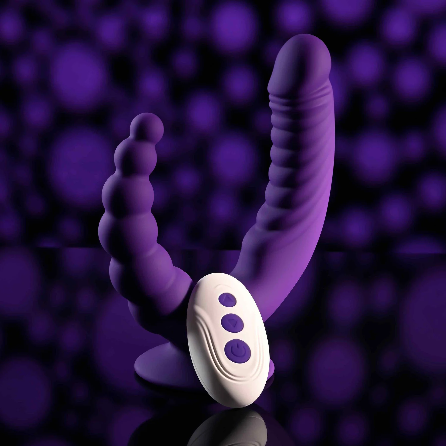 Rider Rechargeable Silicone Double Ended Vibrator By Evolved Novelties - Image 16