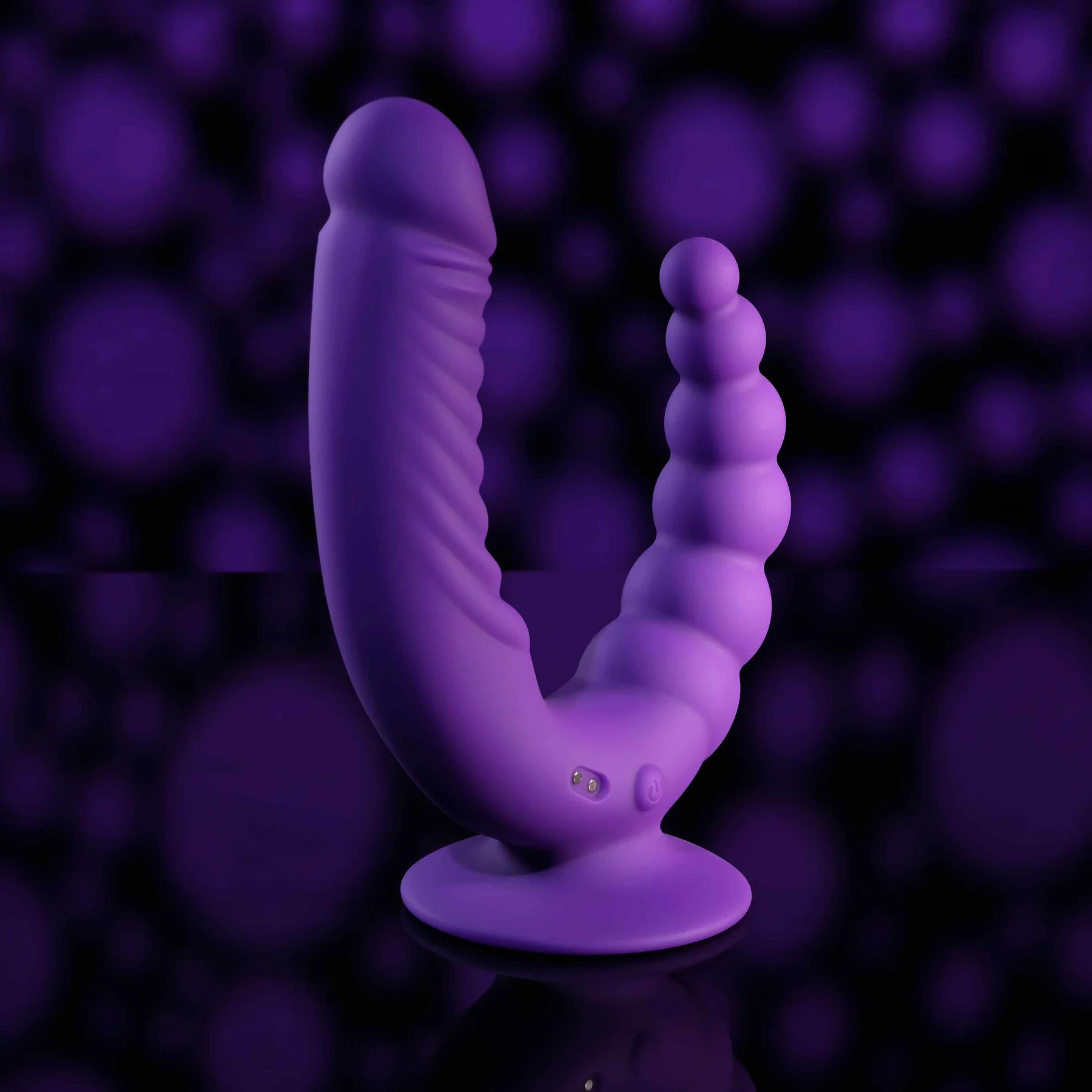 Rider Rechargeable Silicone Double Ended Vibrator By Evolved Novelties - Image 4