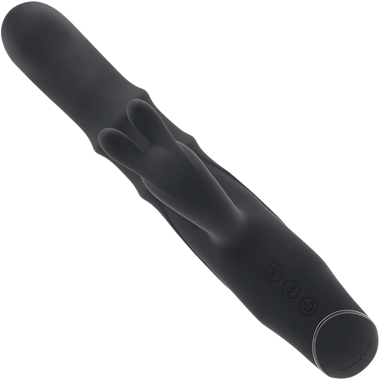 Ringmaster Rechargeable Waterproof  Silicone Dual Stimulating Vibrator By Evolved Novelties - Image 2