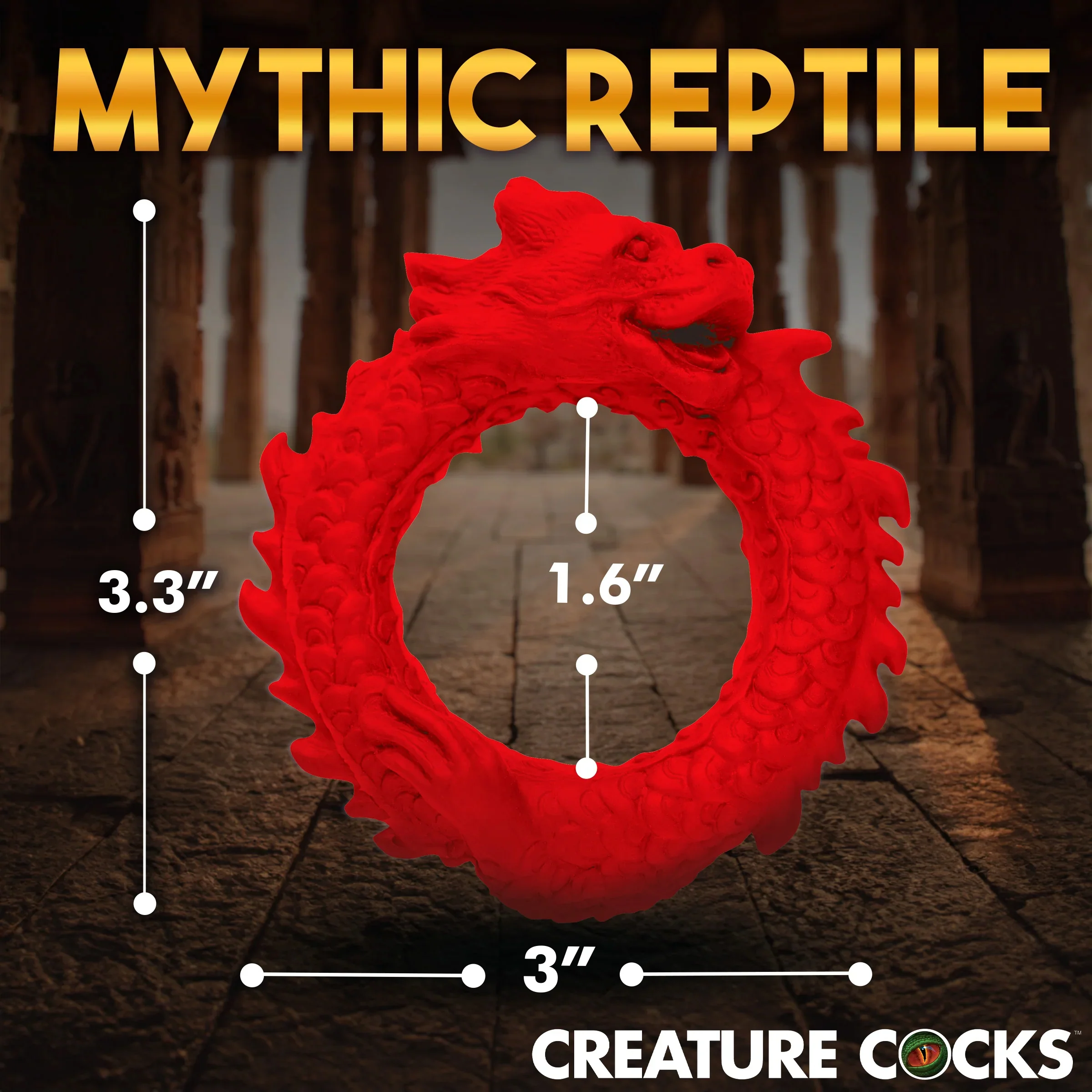 Rise Of The Dragon Silicone Cock Ring By Creature Cocks - Image 13