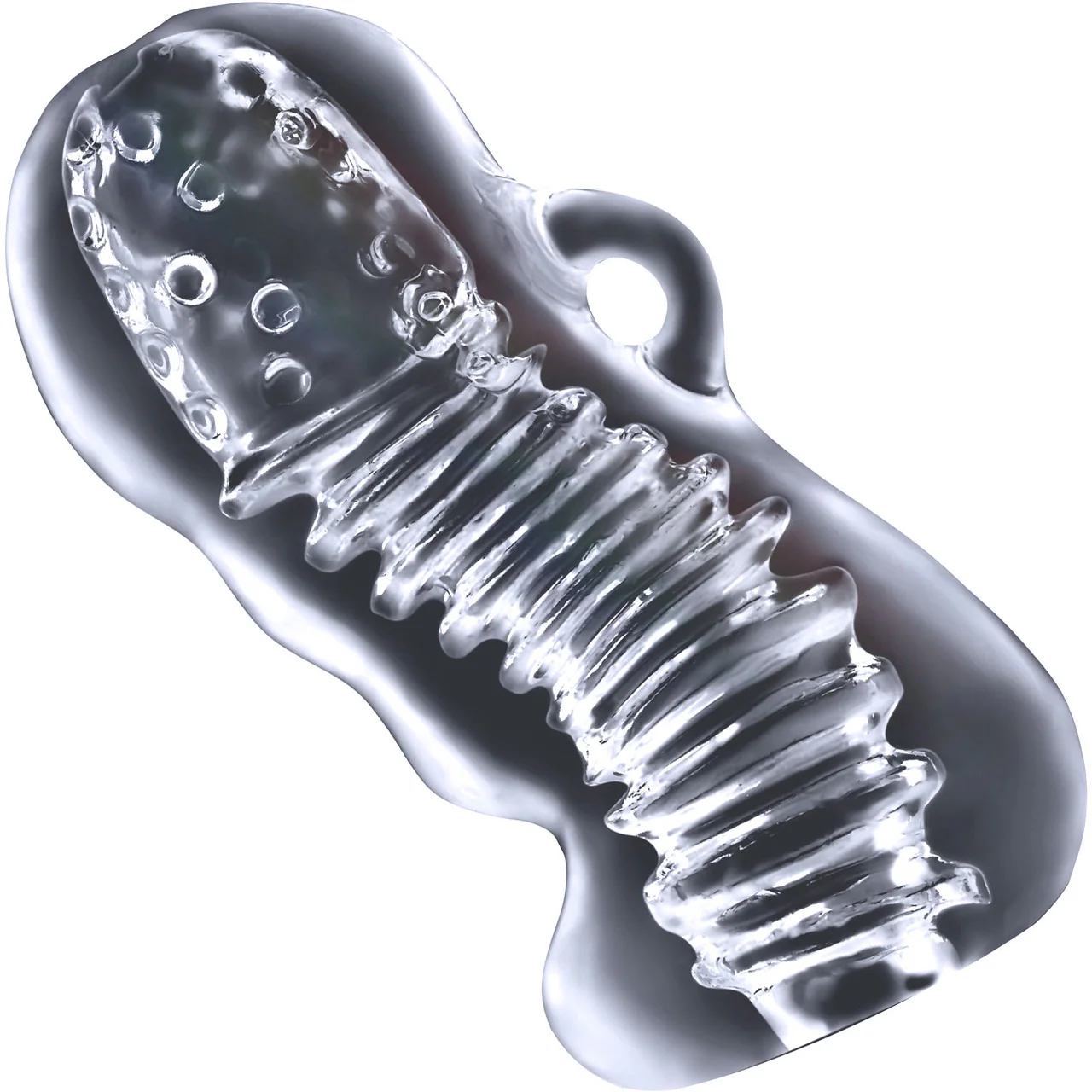 Rize Squeezy Open Ended Ergonomic Penis Stroker By Blush - Image 3