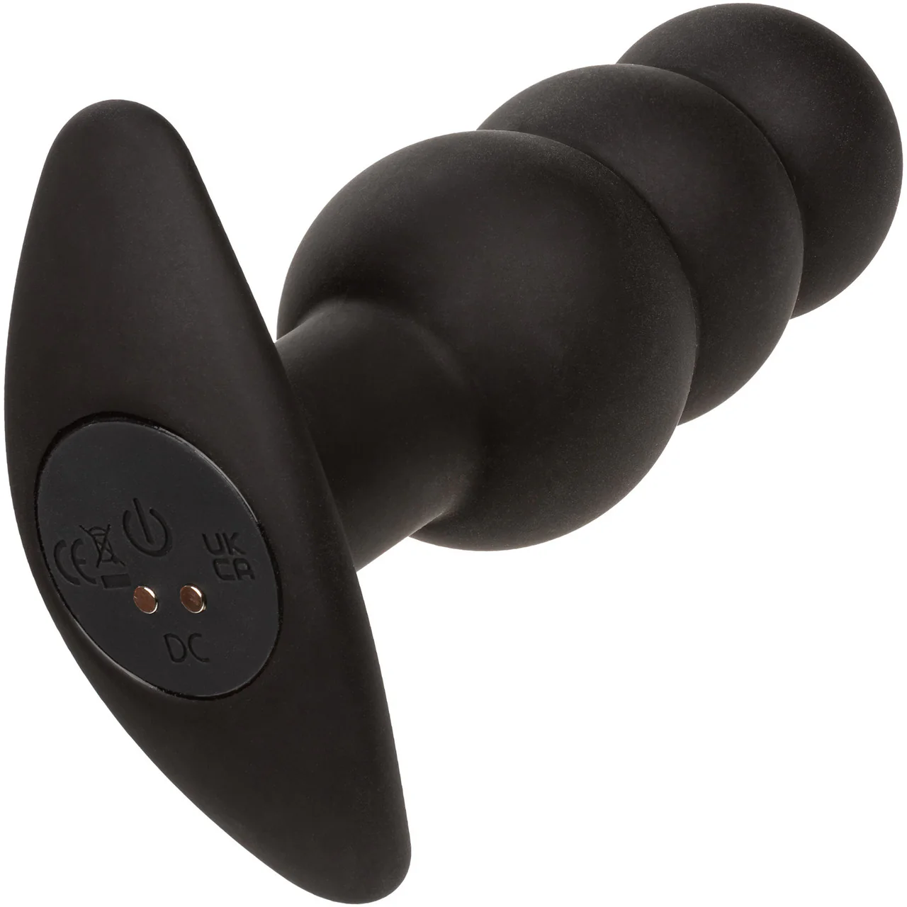 Rock Bottom™ Beaded Probe Rechargeable Waterproof Silicone Vibrating Butt Plug By CalExotics - Image 5