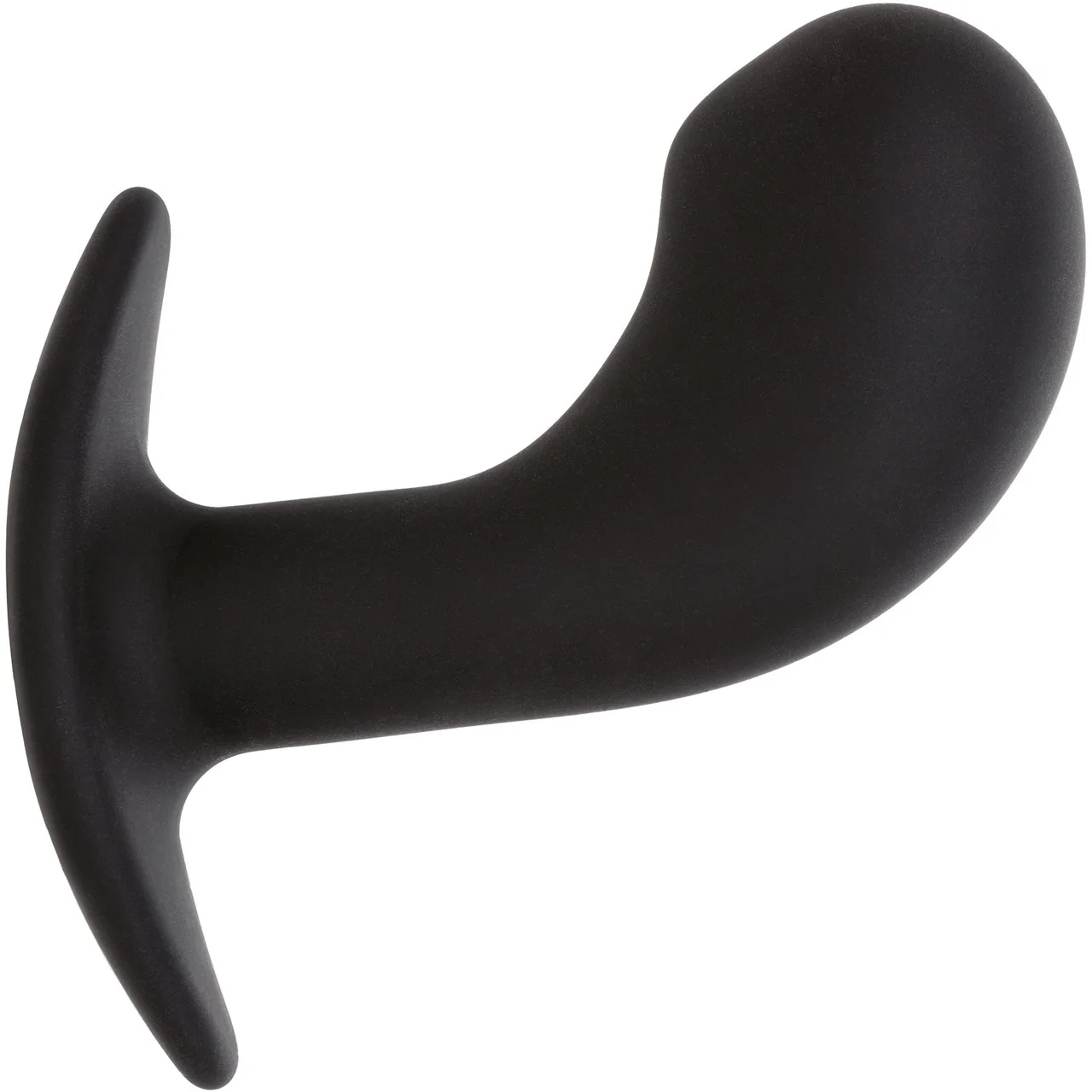 Rock Bottom™ Curved Probe Rechargeable Waterproof Silicone Vibrating Prostate Massager By CalExotics