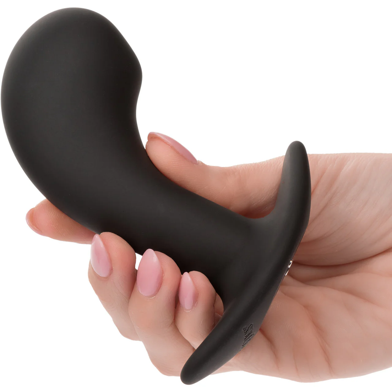 Rock Bottom™ Curved Probe Rechargeable Waterproof Silicone Vibrating Prostate Massager By CalExotics - Image 2