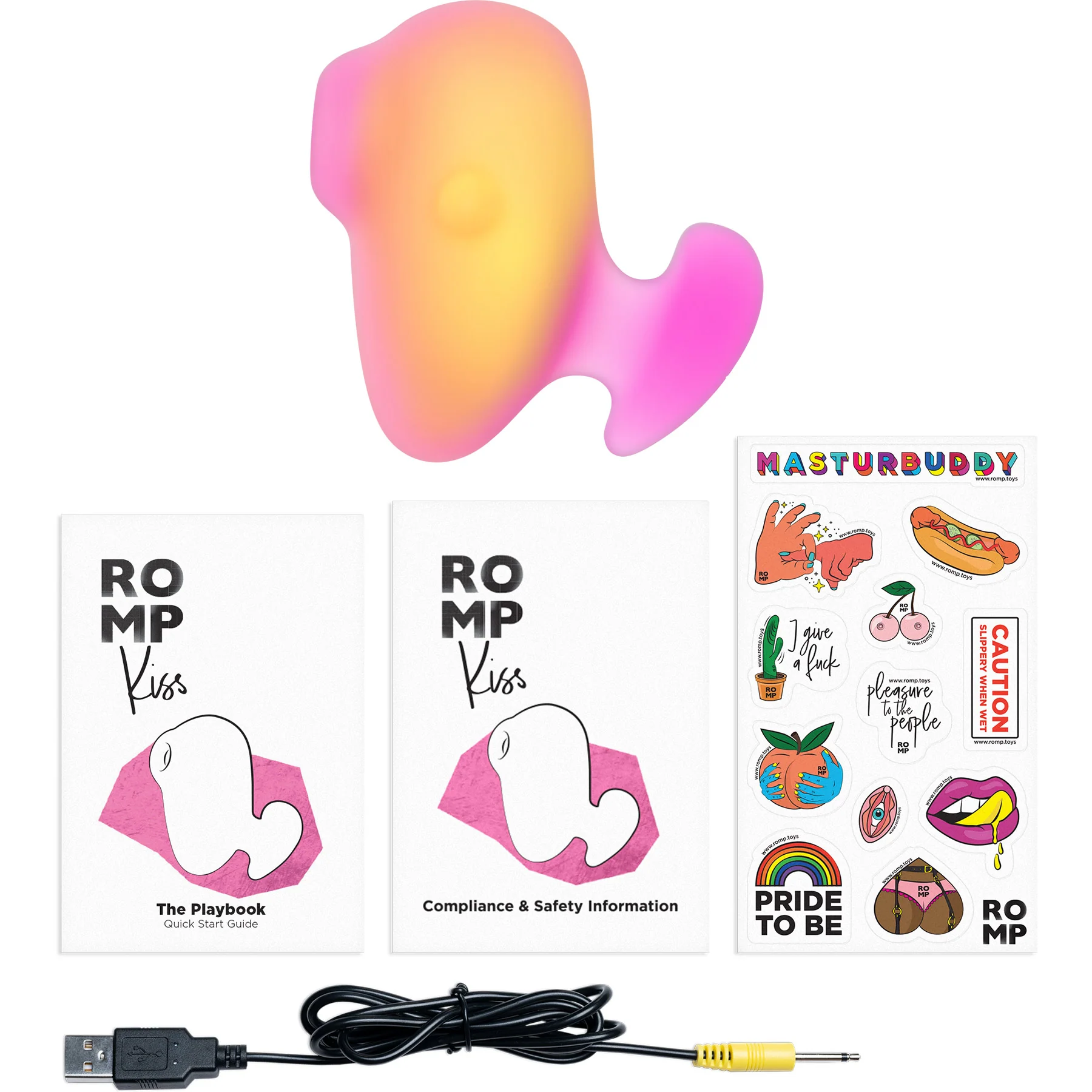 ROMP Kiss Silicone Pleasure Air Clitoral Suction Stimulator - Image 14