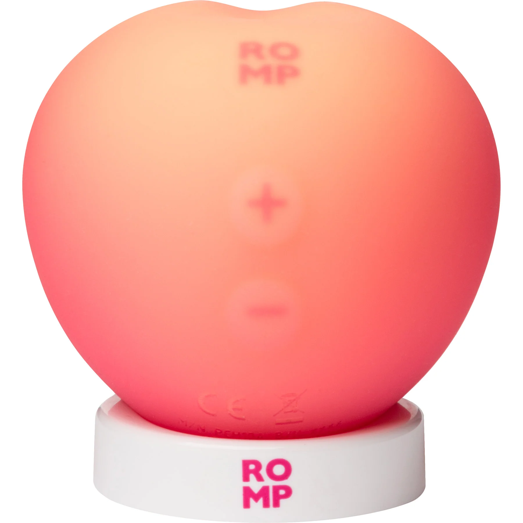 ROMP Pink Peach Pleasure Air Silicone Clitoral Massaging Stimulator - Image 8