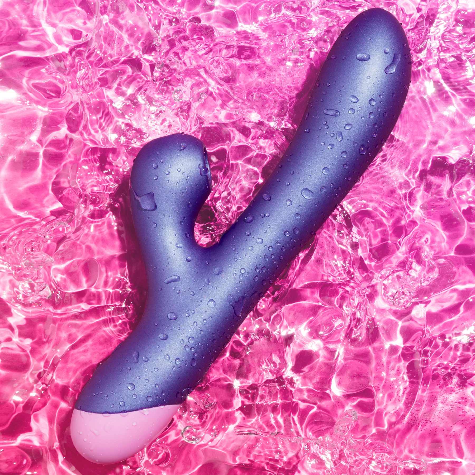 Romp Pulse Rabbit Silicone Rechargeable Vibrator With Pleasure Air Technology - Image 2