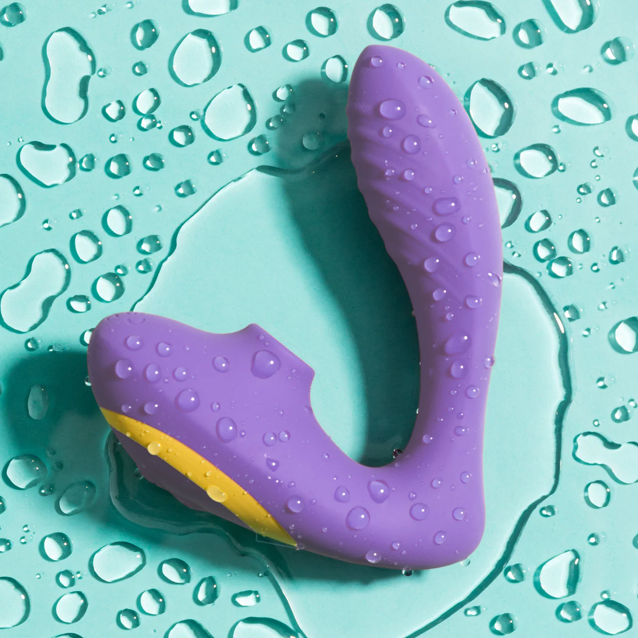 ROMP Reverb Silicone Rechargeable Dual Stimulation Pressure Wave Vibrator - Image 13