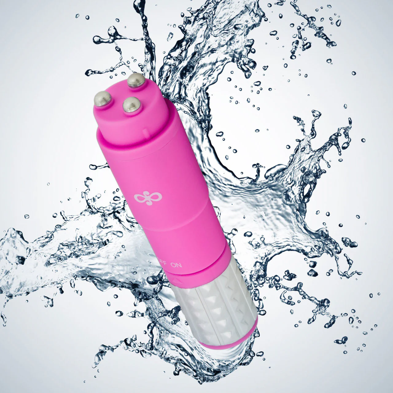 Rose Revitalize Vibrating Bullet Massage Kit With 3 Silicone Attachments By Blush - Pink - Image 6
