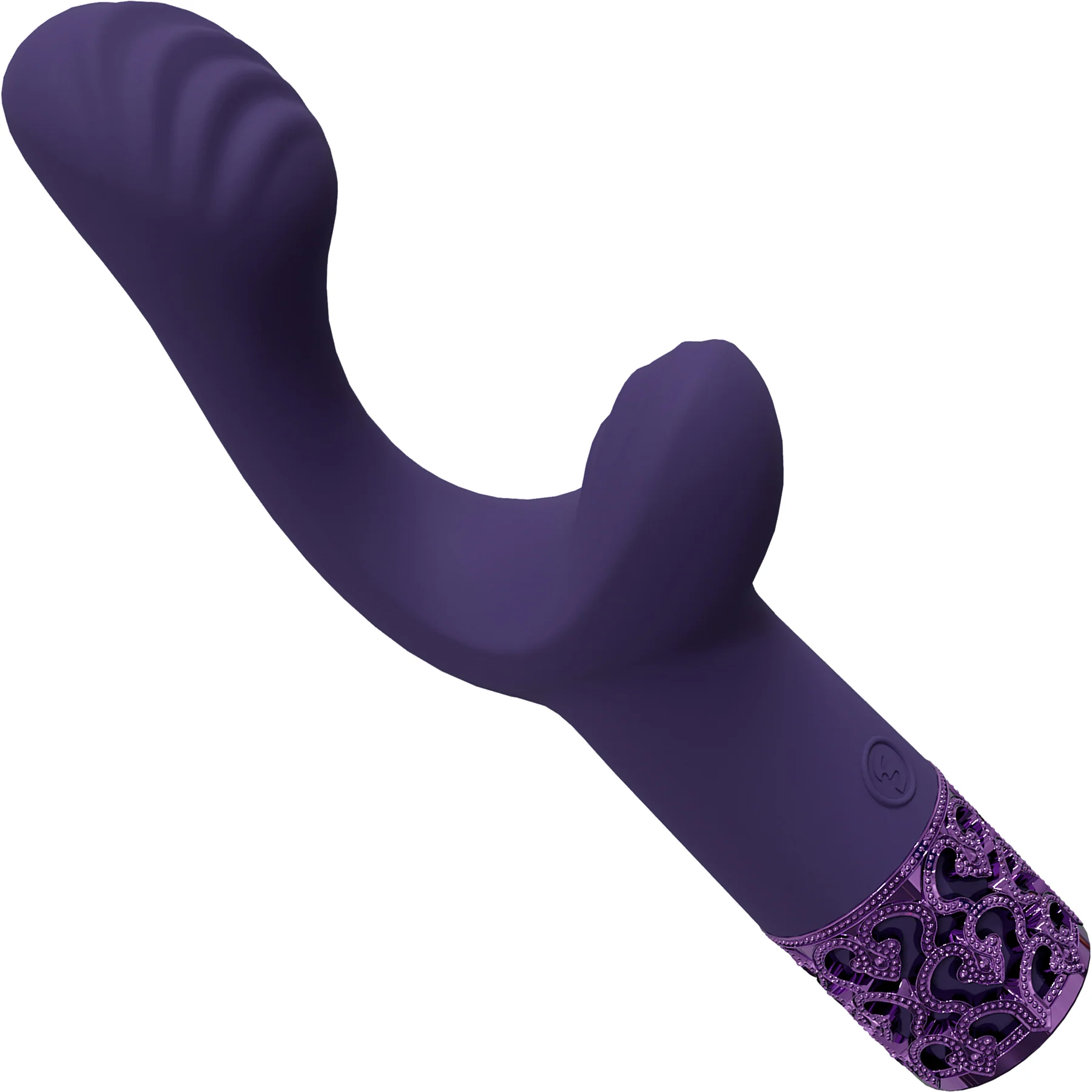 Royal Gems Majestic Rechargeable Silicone 10 Speed Dual Stimulation Vibrator - Image 7