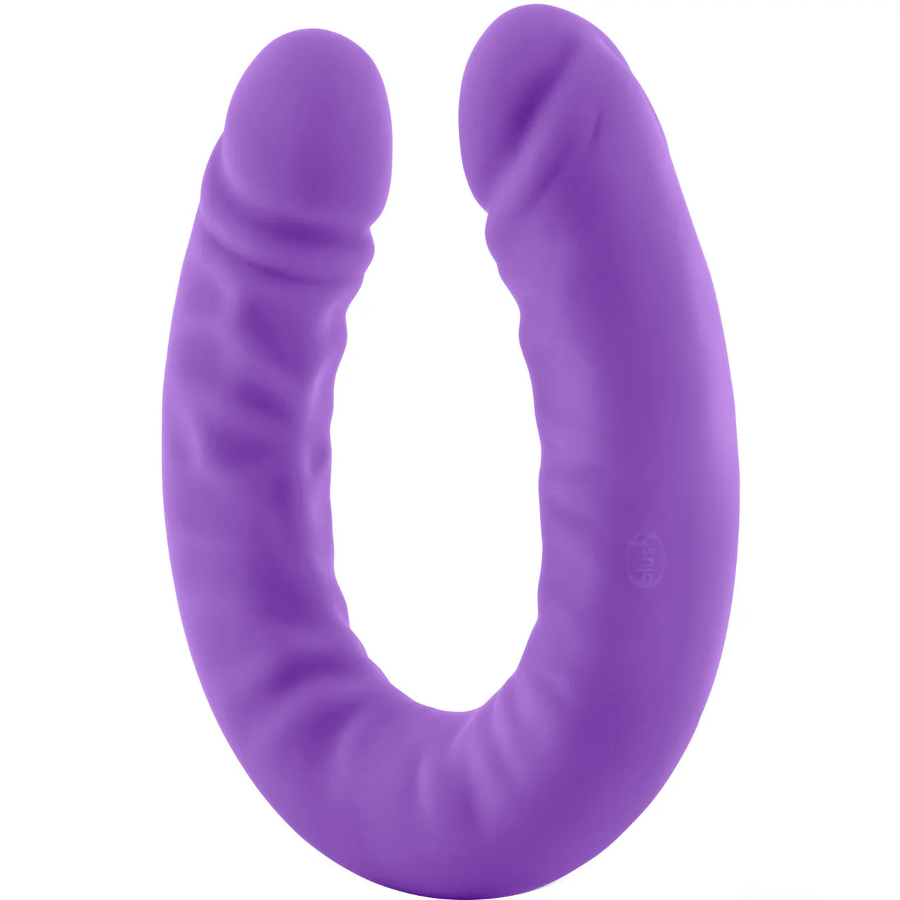 Ruse 18 inch Silicone Slim Double Dong by Blush Novelties - Purple - Image 3
