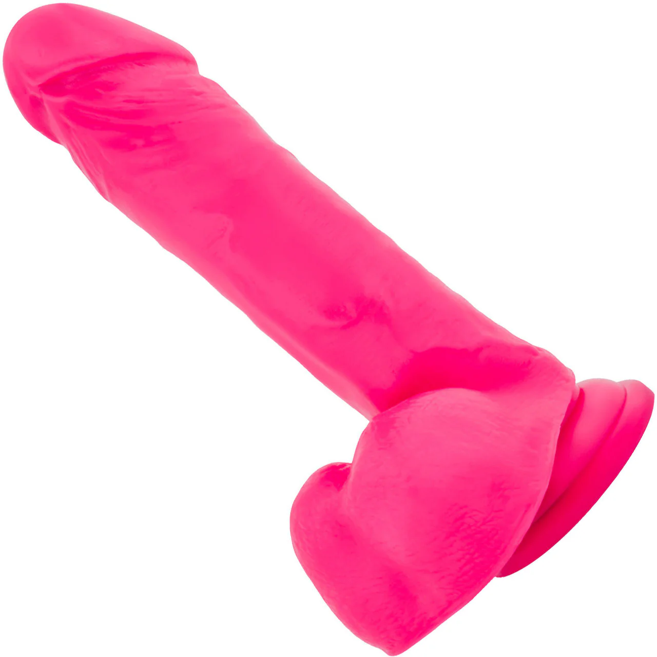 Ruse Big Poppa Silicone Suction Cup Dildo by Blush Novelties - Hot Pink - Image 5