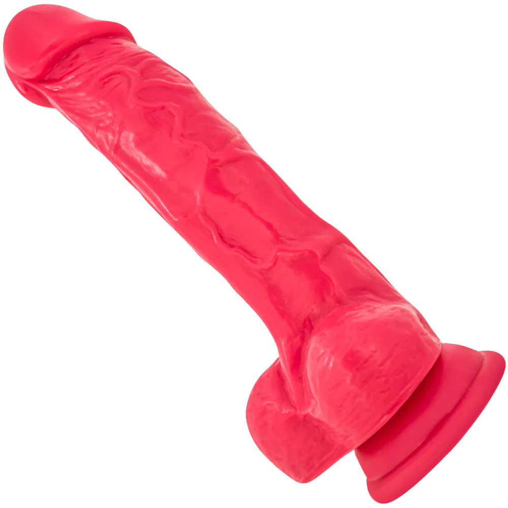 Ruse Hypnotize Silicone Suction Cup Dildo by Blush Novelties - Cerise - Image 4