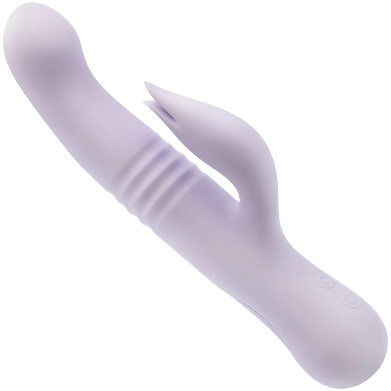 Rylee Rechargeable Waterproof Silicone Thrusting Rabbit Vibrator By Blush - Lavender - Image 2