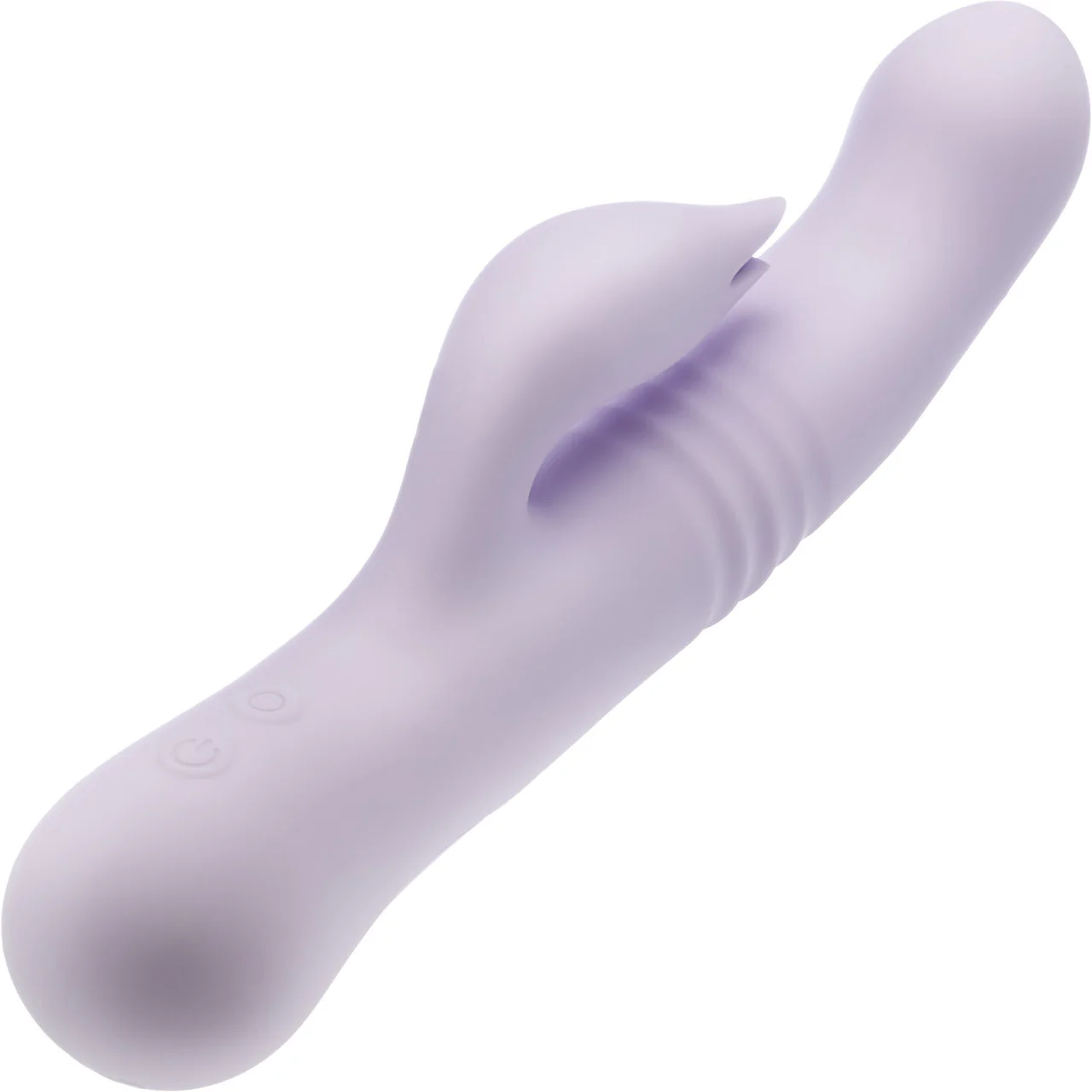 Rylee Rechargeable Waterproof Silicone Thrusting Rabbit Vibrator By Blush - Lavender - Image 3