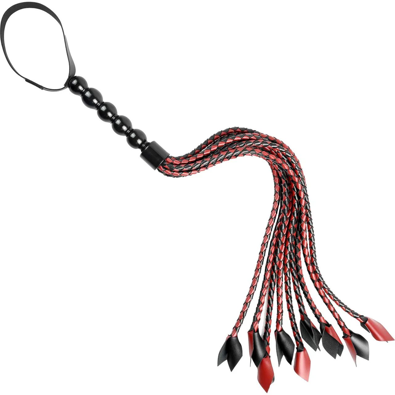 Saffron Braided Flogger By Sportsheets - Image 5
