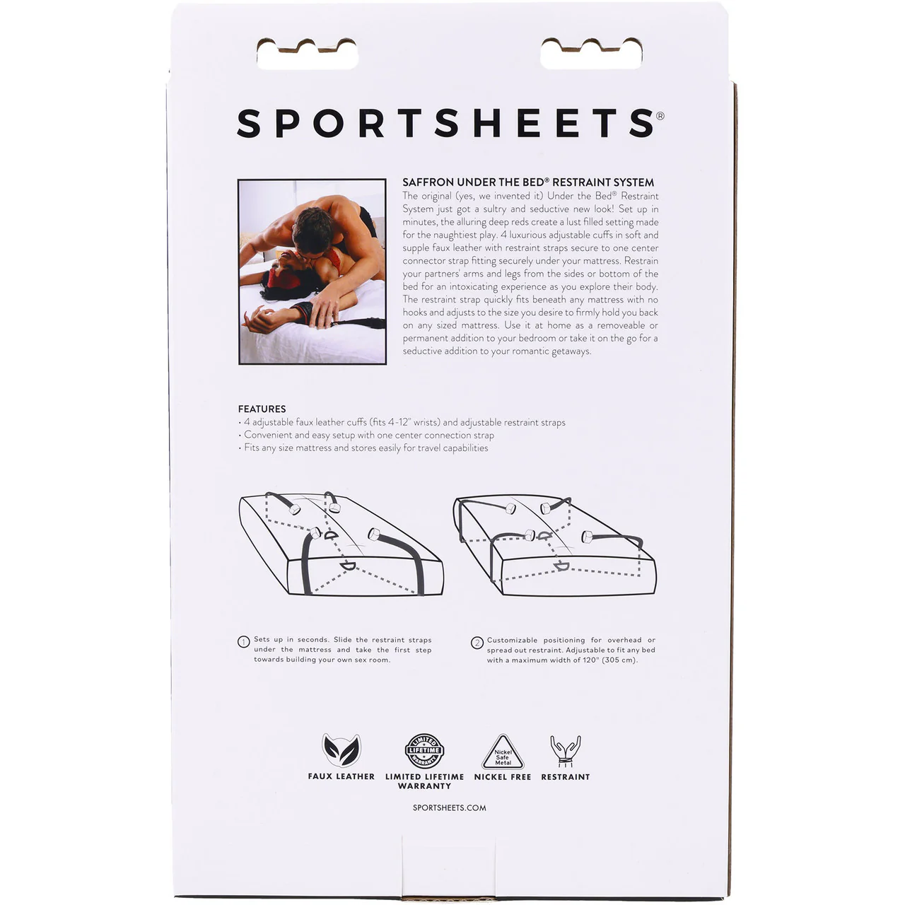 Saffron Under The Bed Restraint System By Sportsheets - Image 12