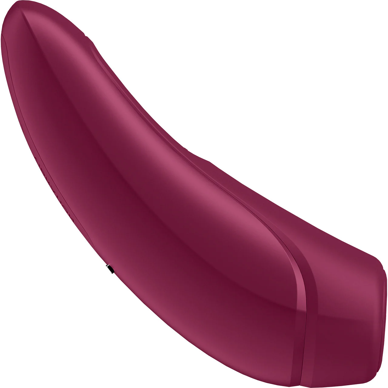 Satisfyer Curvy 1+ Pressure Wave Rechargeable App Enabled Clitoral Stimulator - Red - Image 4