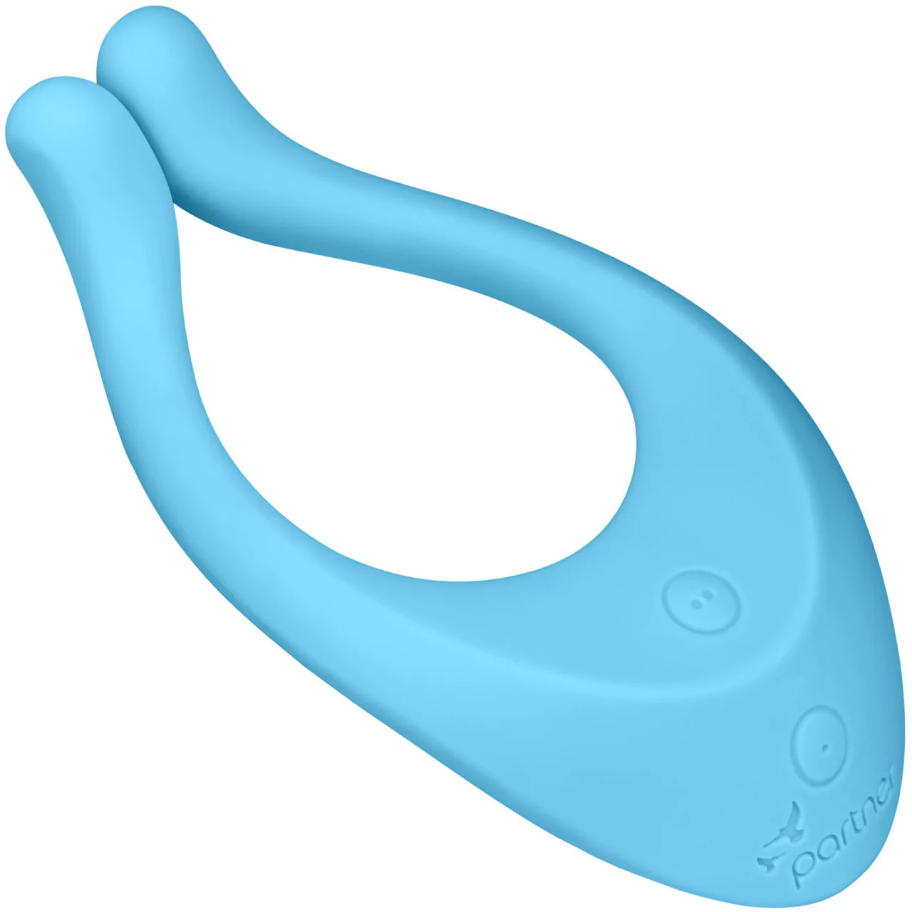Satisfyer Endless Love Rechargeable Silicone Couples Vibrator - Blue - Image 4