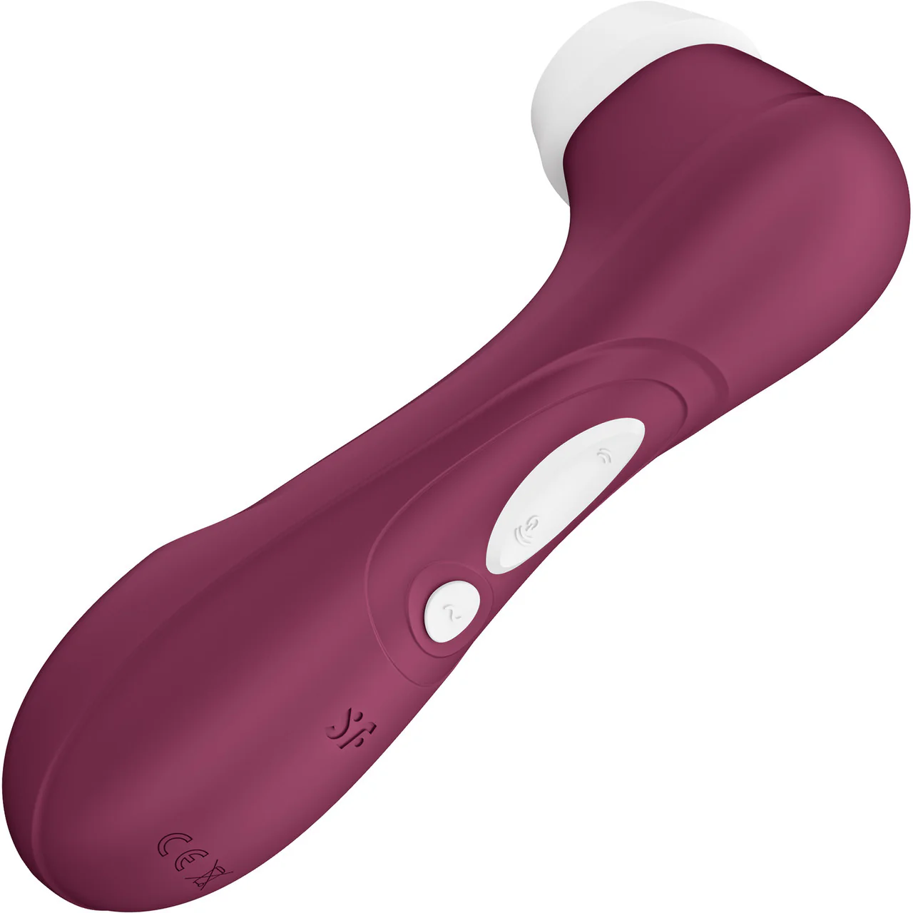 Satisfyer Pro 2 Generation 3 App Enabled Pressure Wave Rechargeable Waterproof Vibrator - Wine - Image 3