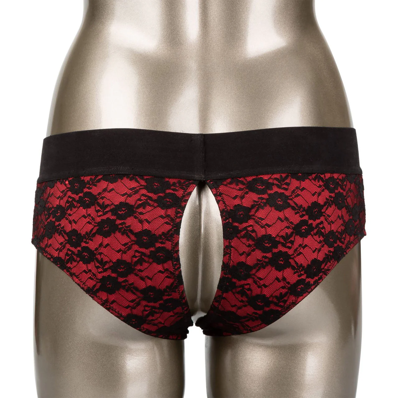 Scandal Crotchless Pegging Panty Set With Silicone Probe Large / Xtra Large By CalExotics - Image 2