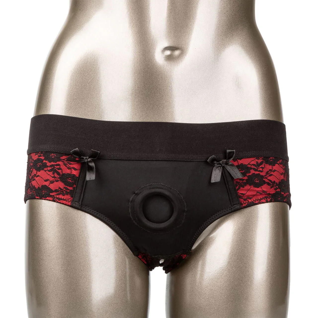 Scandal Crotchless Pegging Panty Set With Silicone Probe Large / Xtra Large By CalExotics - Image 3