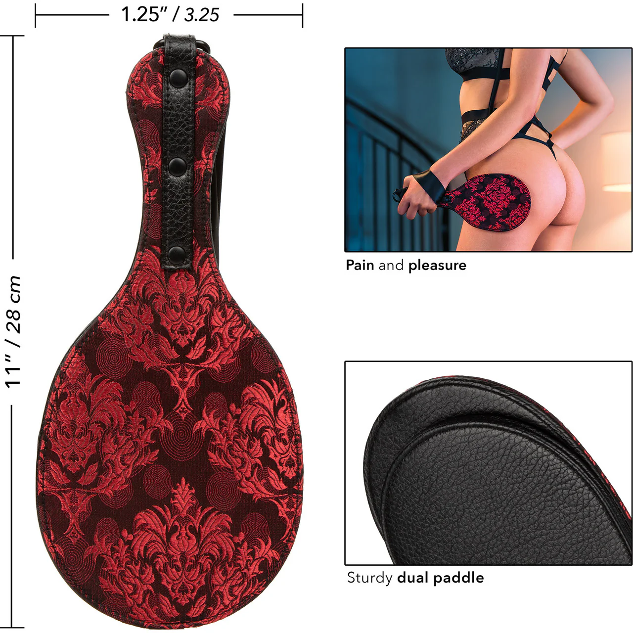 Scandal Round Double Paddle By CalExotics - Image 7