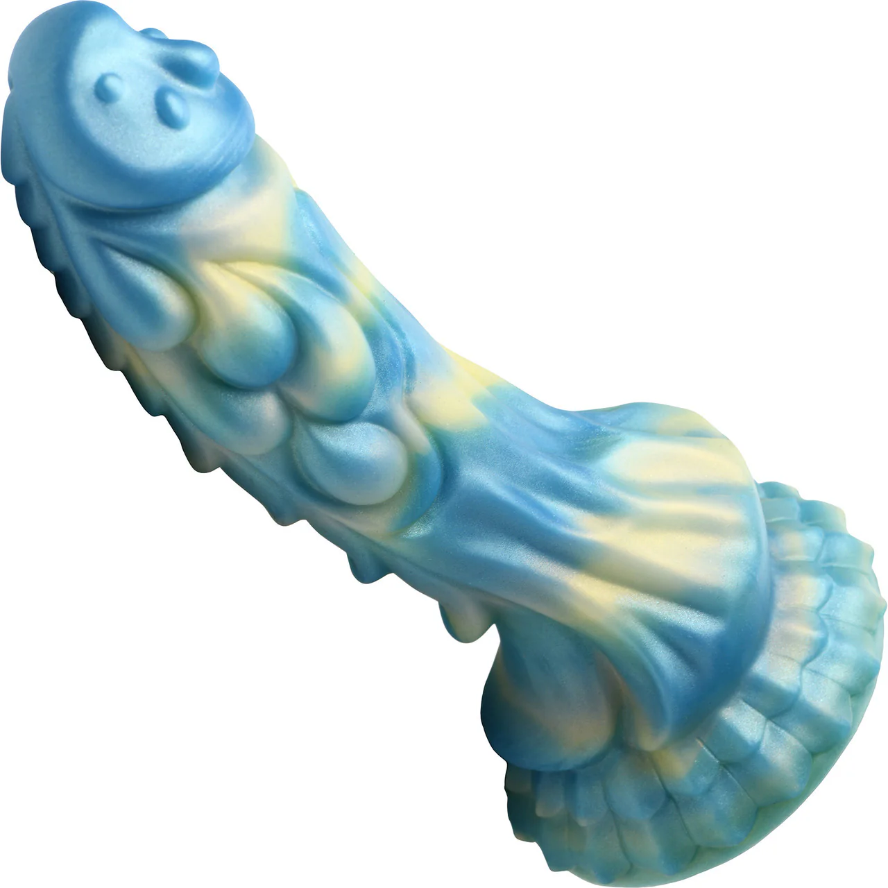 Sea Stallion 8.25" Rechargeable Vibrating Silicone Suction Cup Dildo With Remote By Creature Cocks - Image 4